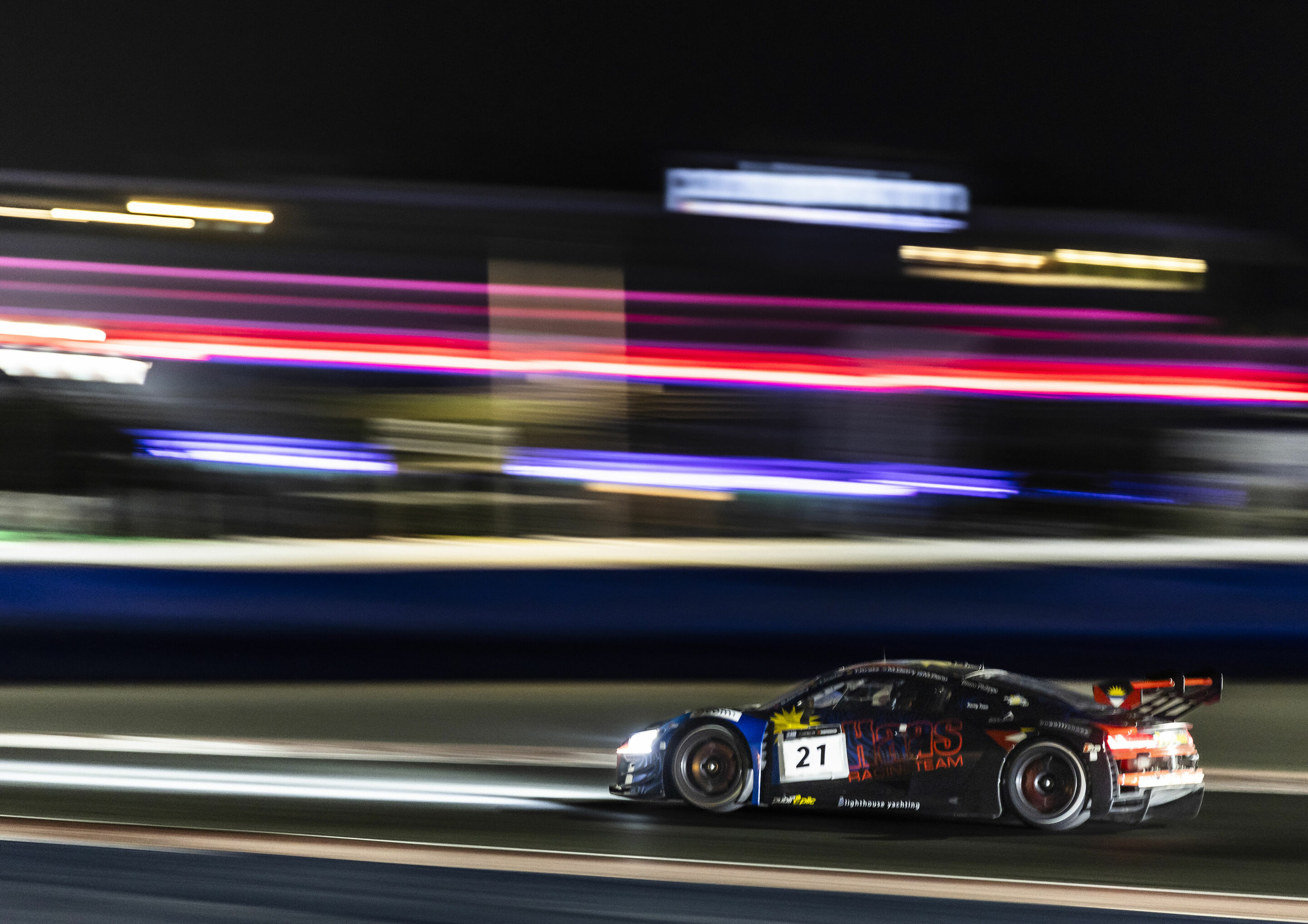 24h Dubai 2024 - Audi R8 LMS #21 (Haas Racing Team), Mathieu Detry/Thomas Kiefer/Torsten Kratz/Stanislav Minsky/Miika Panu