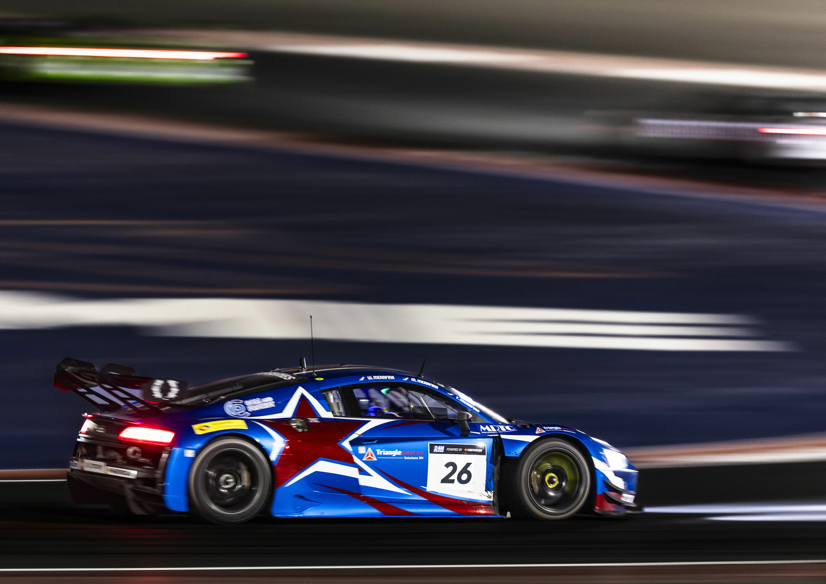 24h Dubai 2024 - Audi R8 LMS #26 (Saintéloc Junior Team,) Mattéo Merafina/Thomas Merafina/Wilfried Merafina