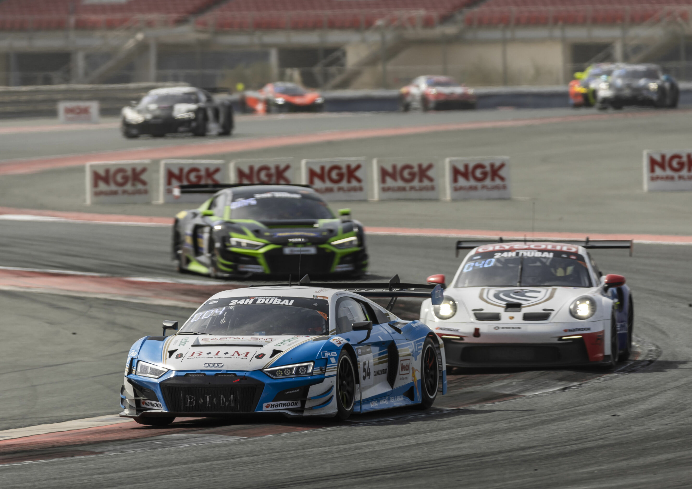24h Dubai 2024 - Audi R8 LMS #54 (Eastalent Racing), Christopher Haase/Gilles Magnus/Simon Reicher/Markus Winkelhock/Mike Zhou