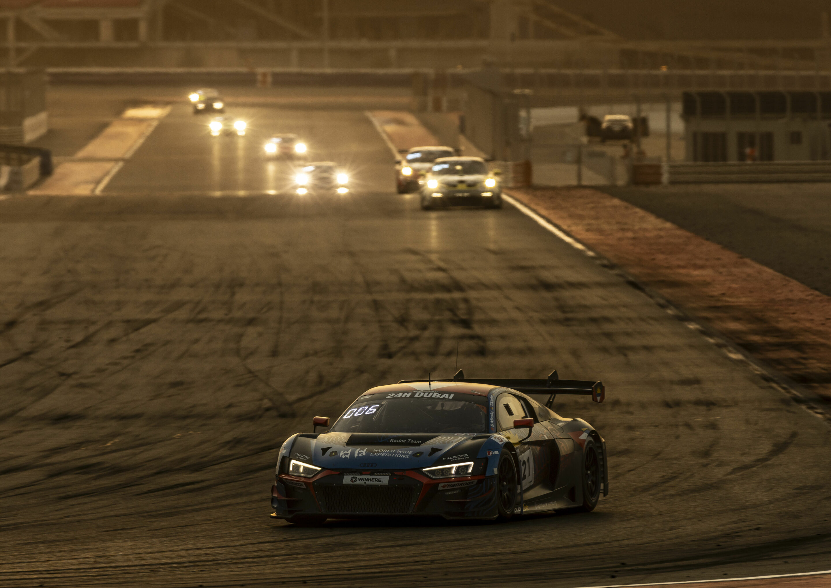 24h Dubai 2024 - Audi R8 LMS #21 (Haas Racing Team), Mathieu Detry/Thomas Kiefer/Torsten Kratz/Stanislav Minsky/Miika Panu