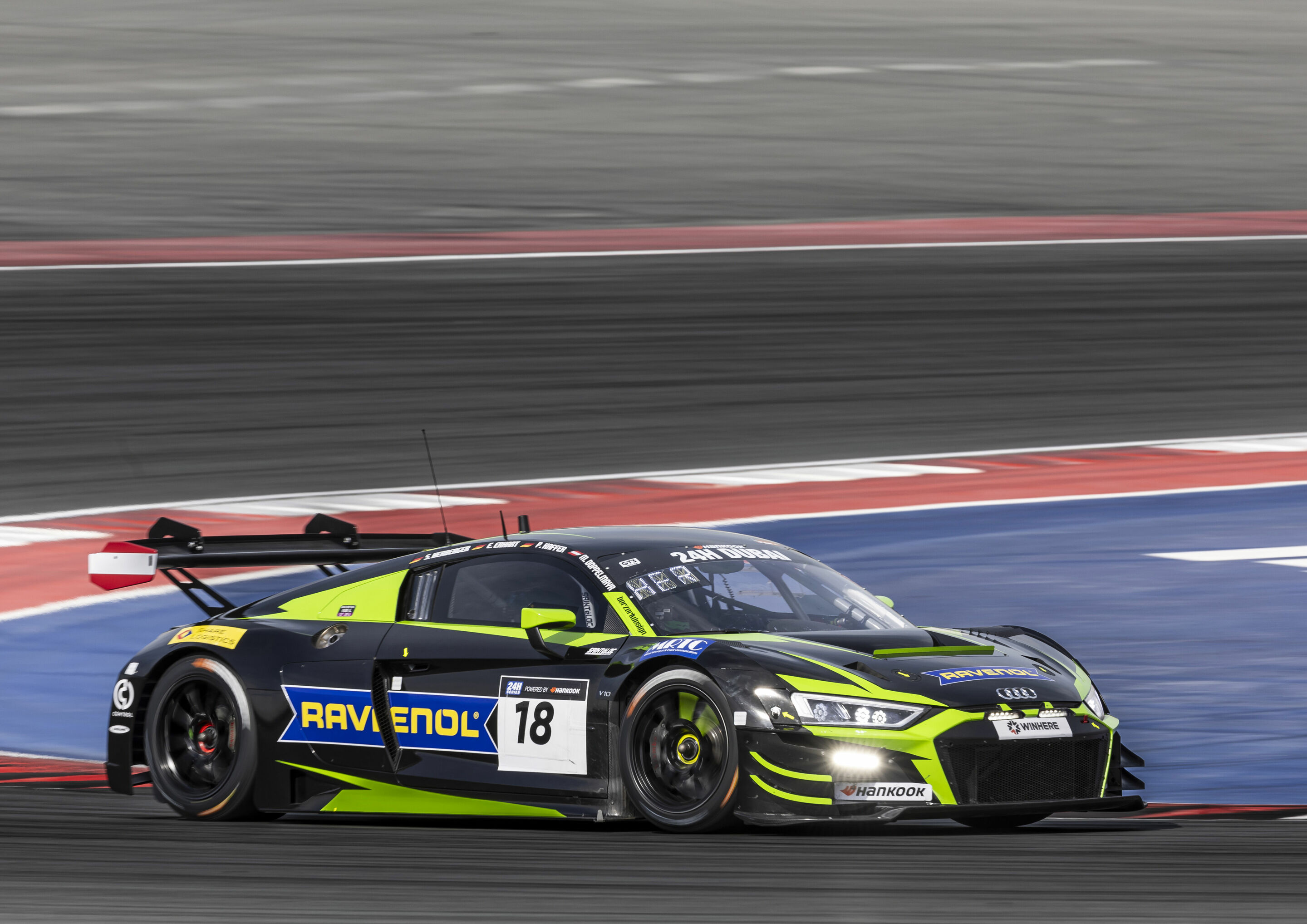 24h Dubai 2024 - Audi R8 LMS #18 (Saintéloc Junior Team), Michael Doppelmayr/Elia Erhart/Swen Herberger/Pierre Kaffer