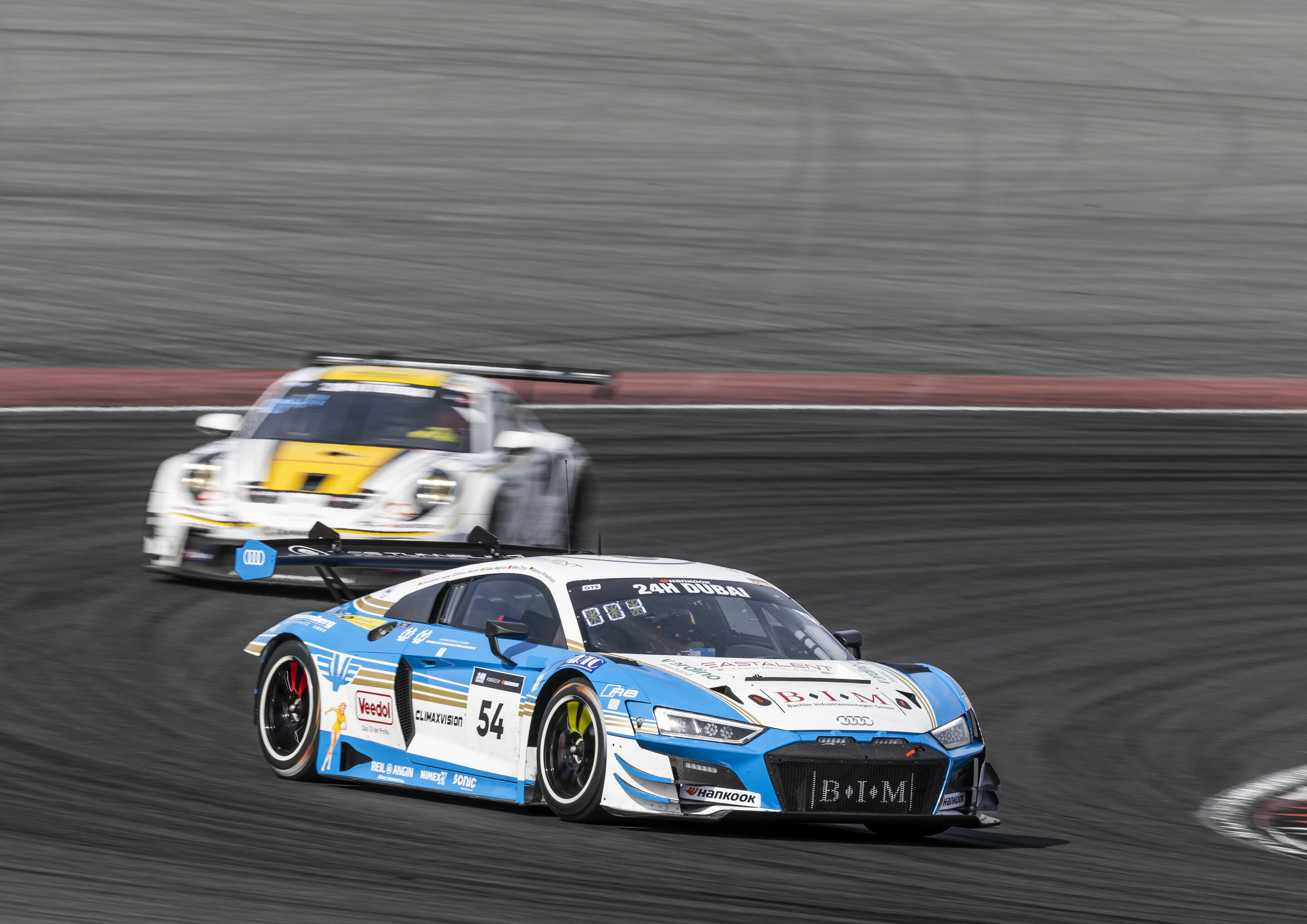 24h Dubai 2024 - Audi R8 LMS #54 (Eastalent Racing), Christopher Haase/Gilles Magnus/Simon Reicher/Markus Winkelhock/Mike Zhou
