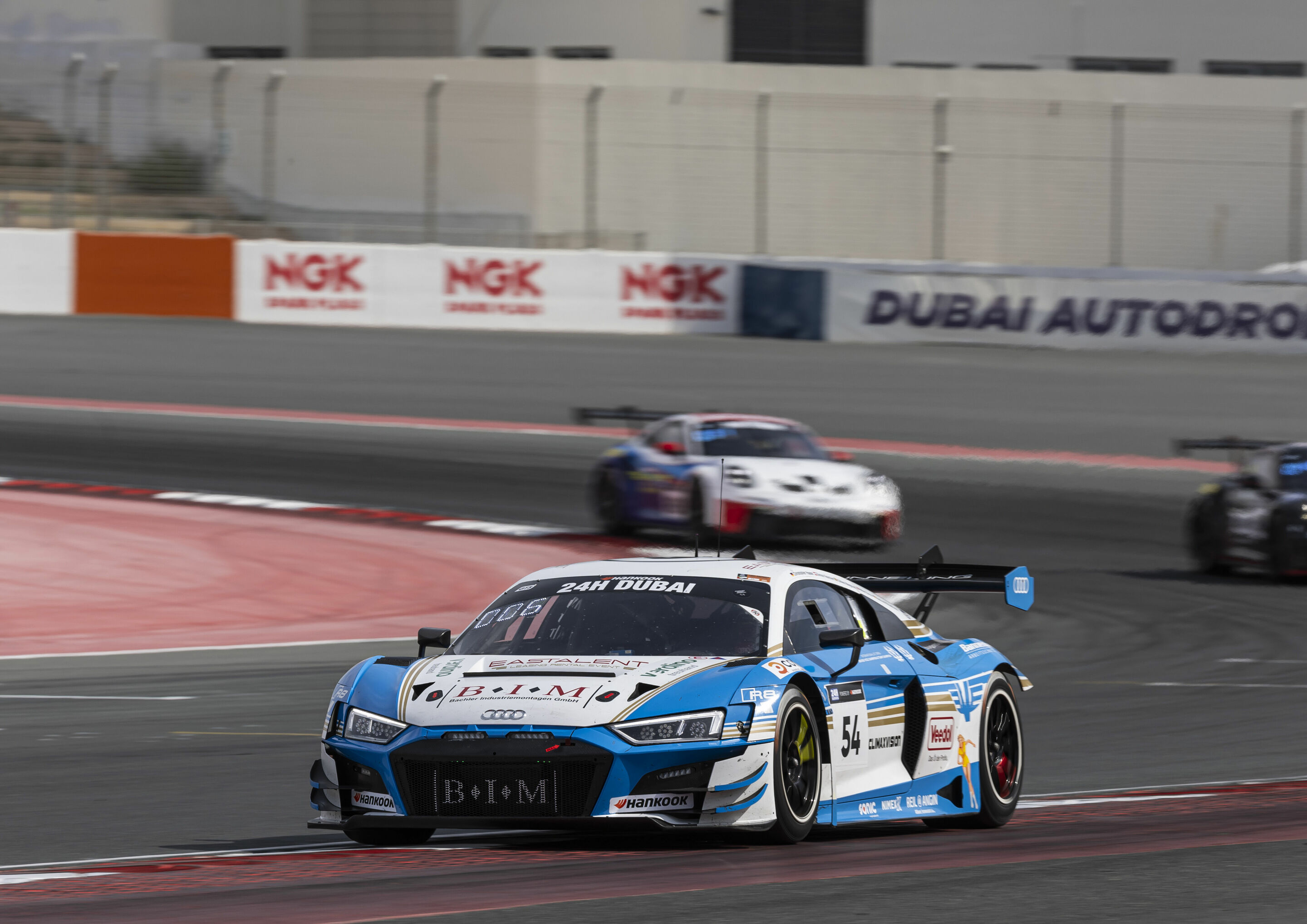 24h Dubai 2024 - Audi R8 LMS #54 (Eastalent Racing), Christopher Haase/Gilles Magnus/Simon Reicher/Markus Winkelhock/Mike Zhou