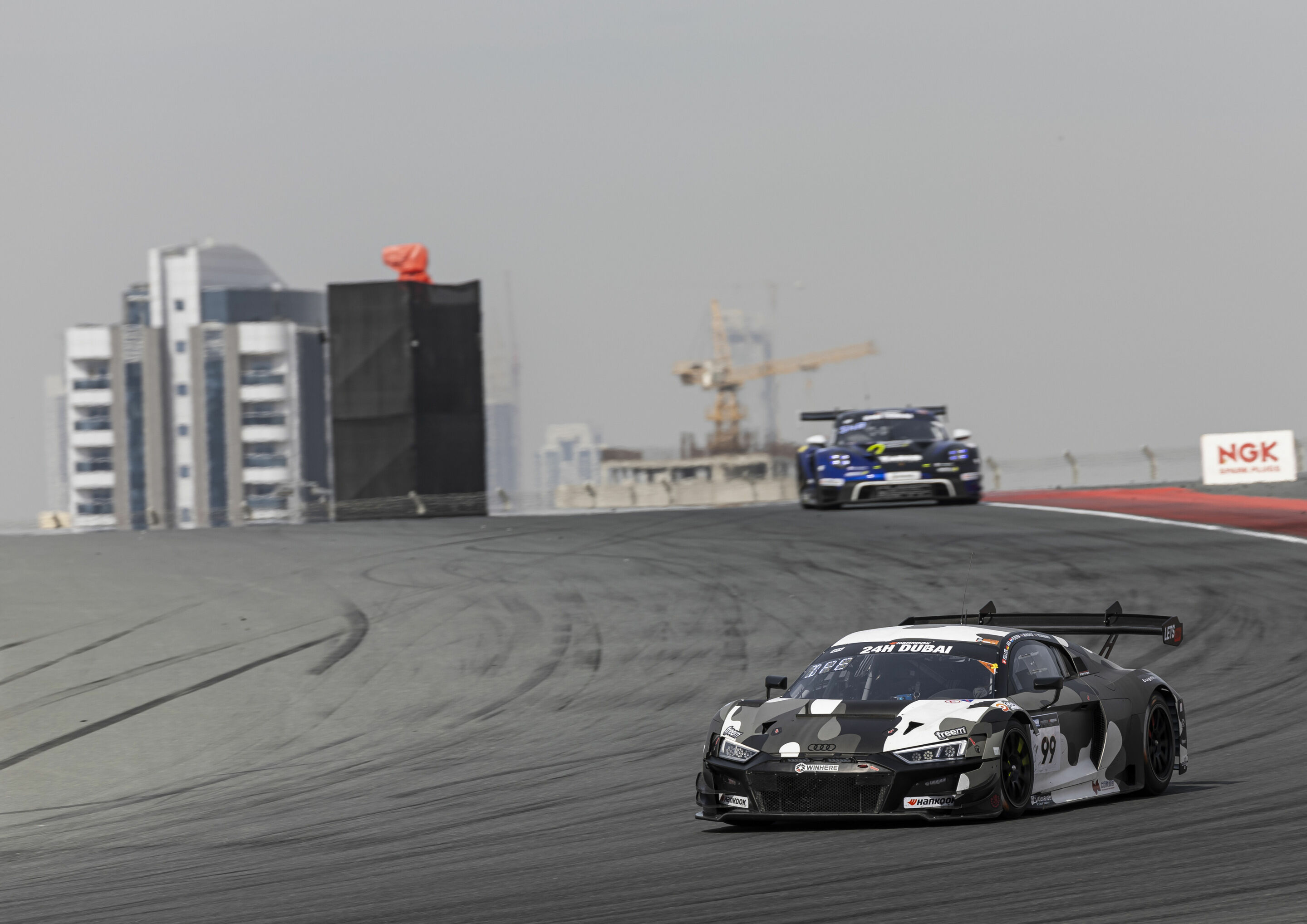 24h Dubai 2024 - Audi R8 LMS #99 (Attempto Racing), Alex Aka/Ricardo Feller/Dylan Pereira/Sergej Titarenko/Andrej Mukovoz