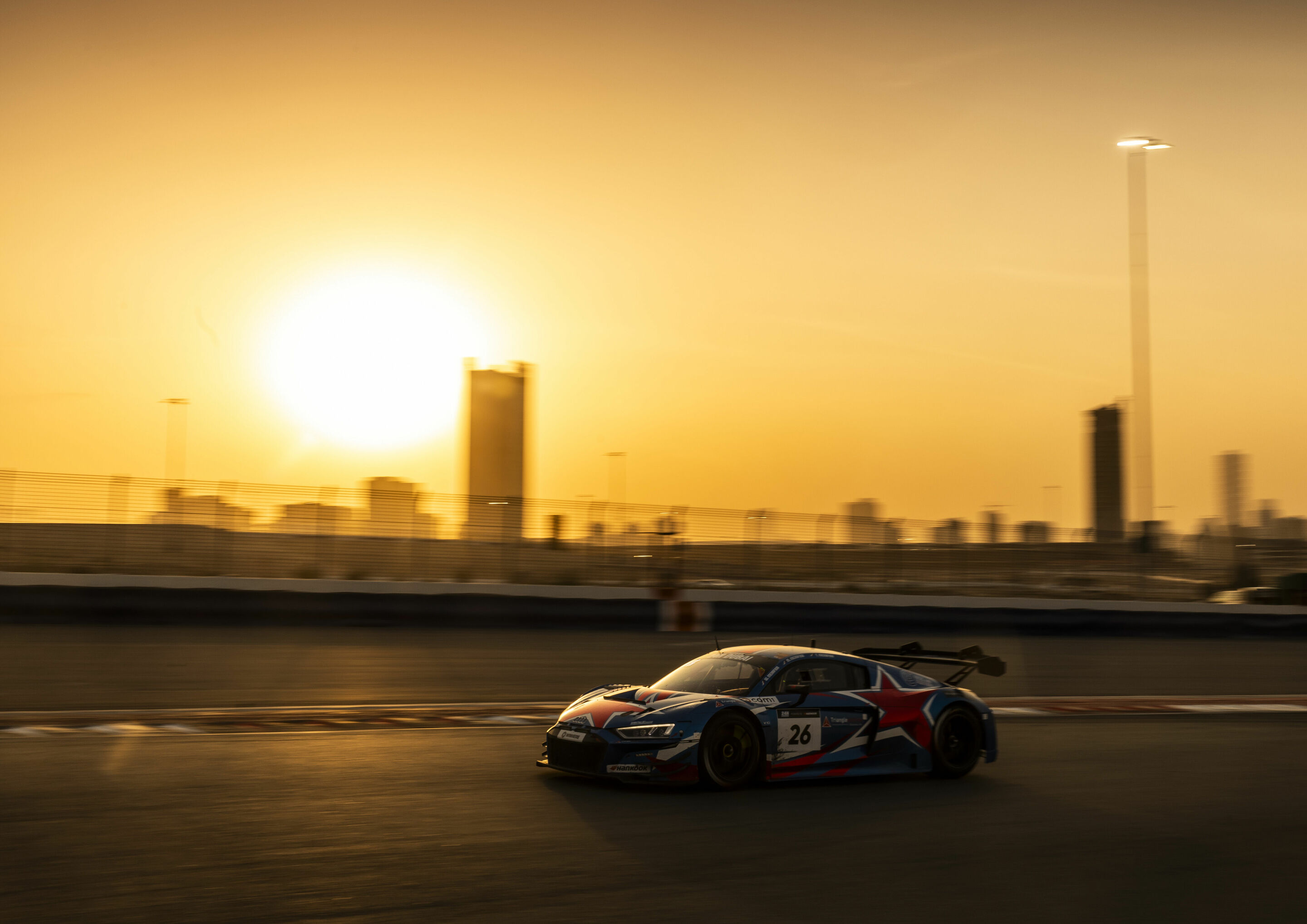 24h Dubai 2024 - Audi R8 LMS #26 (Saintéloc Junior Team,) Mattéo Merafina/Thomas Merafina/Wilfried Merafina
