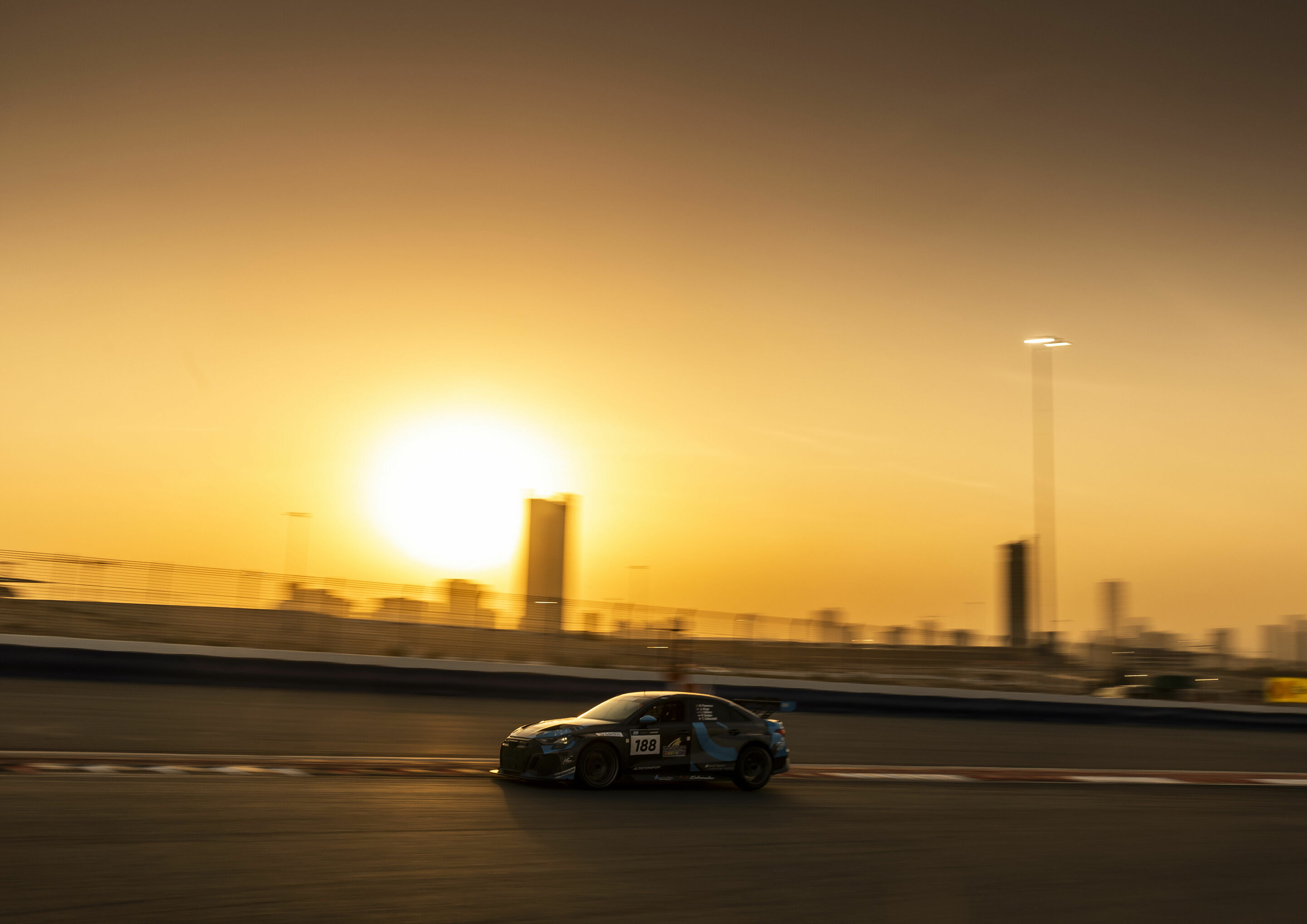 24h Dubai 2024 - Audi RS 3 LMS #188 (AC Motorsport), Thierry Chkondali/James Kaye/Kobe Pauwels/Paul Sieljes/Ivars Vallers