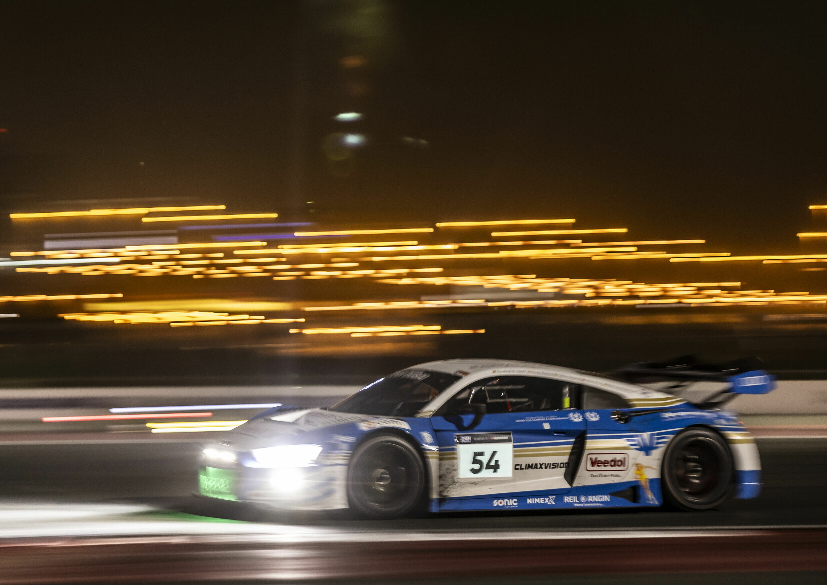 24h Dubai 2024 - Audi R8 LMS #54 (Eastalent Racing), Christopher Haase/Gilles Magnus/Simon Reicher/Markus Winkelhock/Mike Zhou