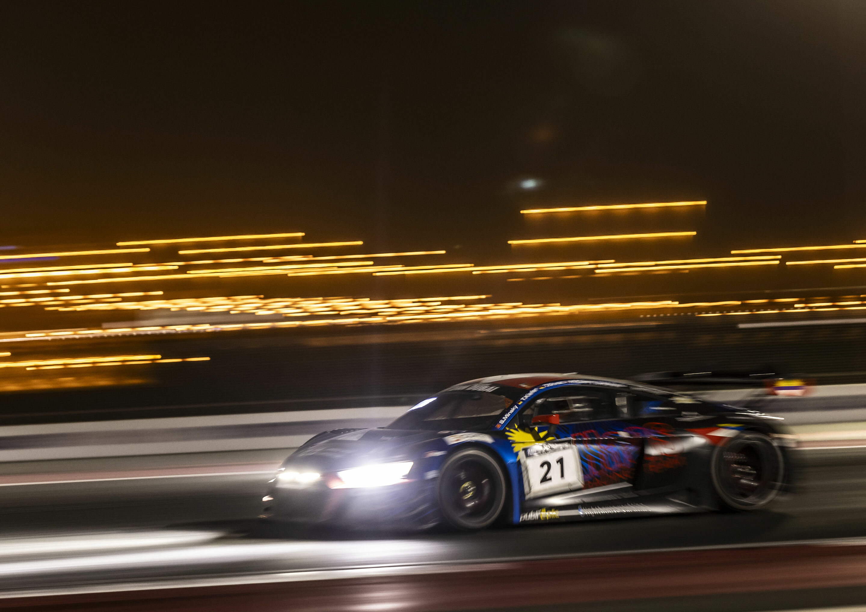 24h Dubai 2024 - Audi R8 LMS #21 (Haas Racing Team), Mathieu Detry/Thomas Kiefer/Torsten Kratz/Stanislav Minsky/Miika Panu