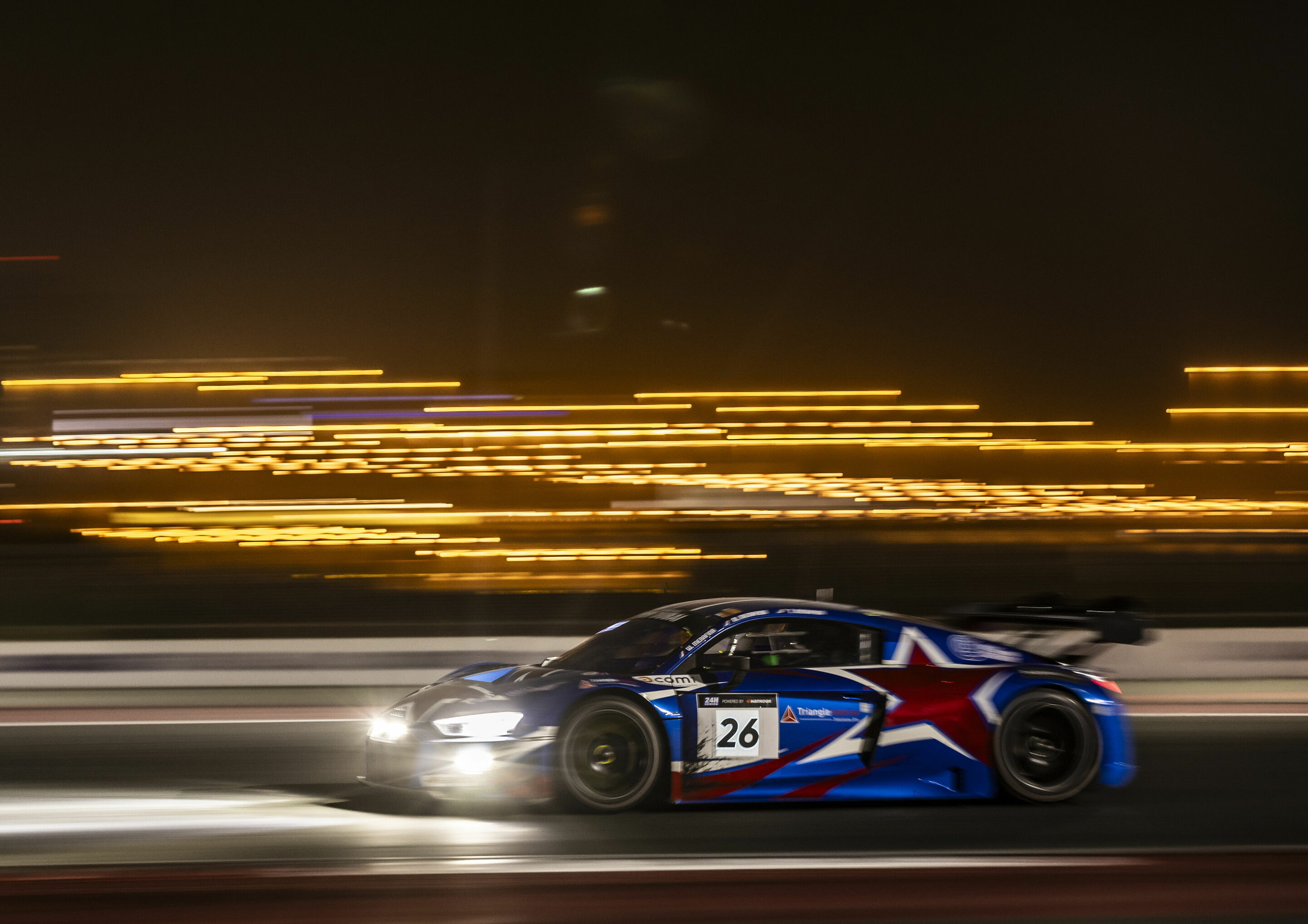 24h Dubai 2024 - Audi R8 LMS #26 (Saintéloc Junior Team,) Mattéo Merafina/Thomas Merafina/Wilfried Merafina