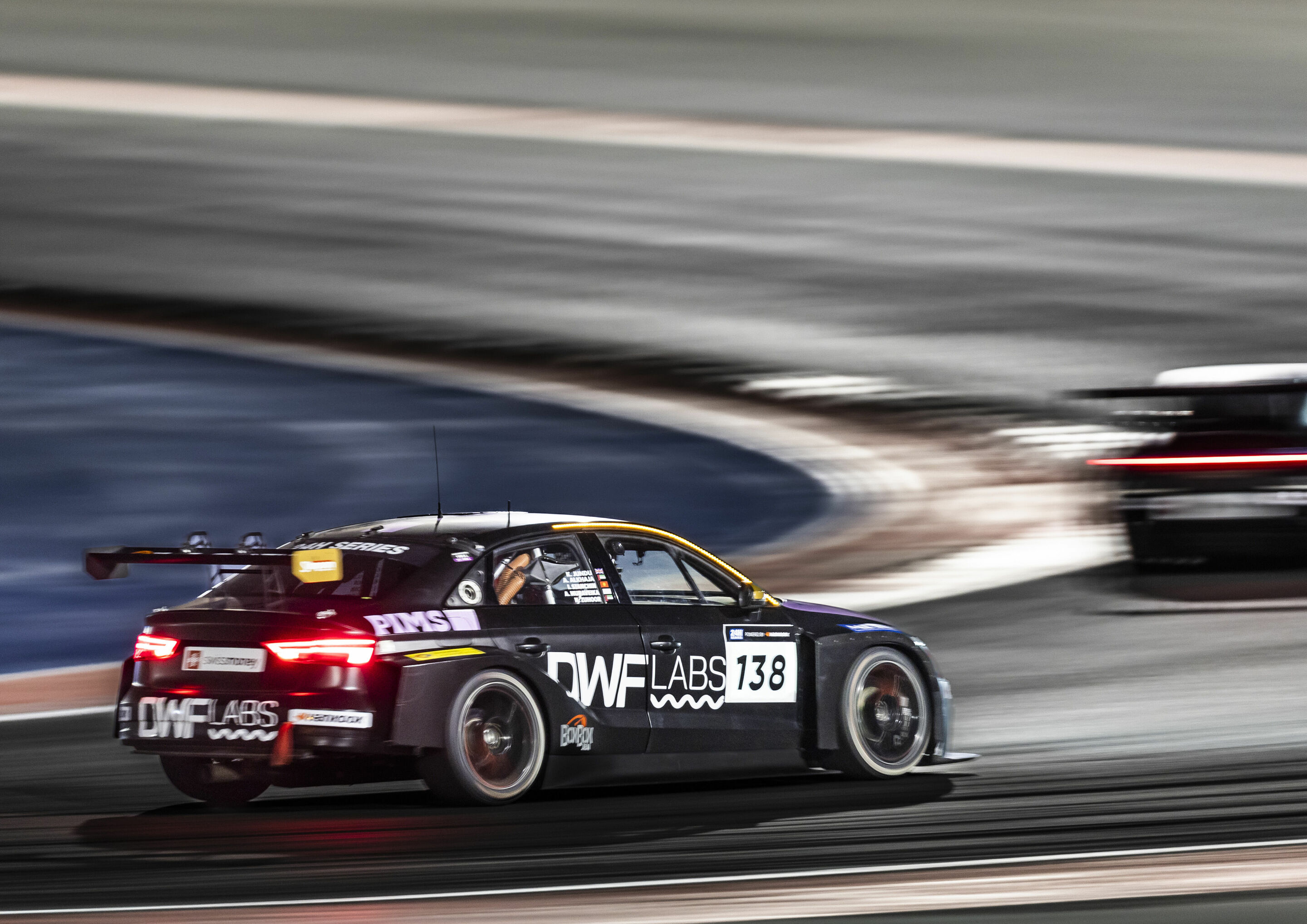 24h Dubai 2024 - Audi RS 3 LMS #138 (Simpson Motorsport), Kavi Jundu/Ahmed Al Khaja/Andrej Muraveika/Oliver Webb/Nadir Zuhour