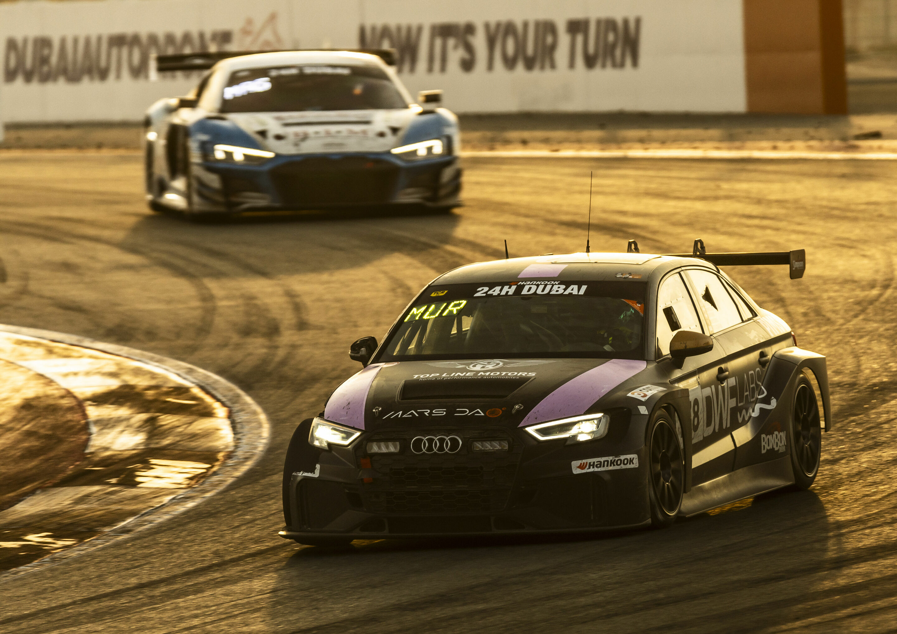 24h Dubai 2024 - Audi RS 3 LMS #138 (Simpson Motorsport), Kavi Jundu/Ahmed Al Khaja/Andrej Muraveika/Oliver Webb/Nadir Zuhour