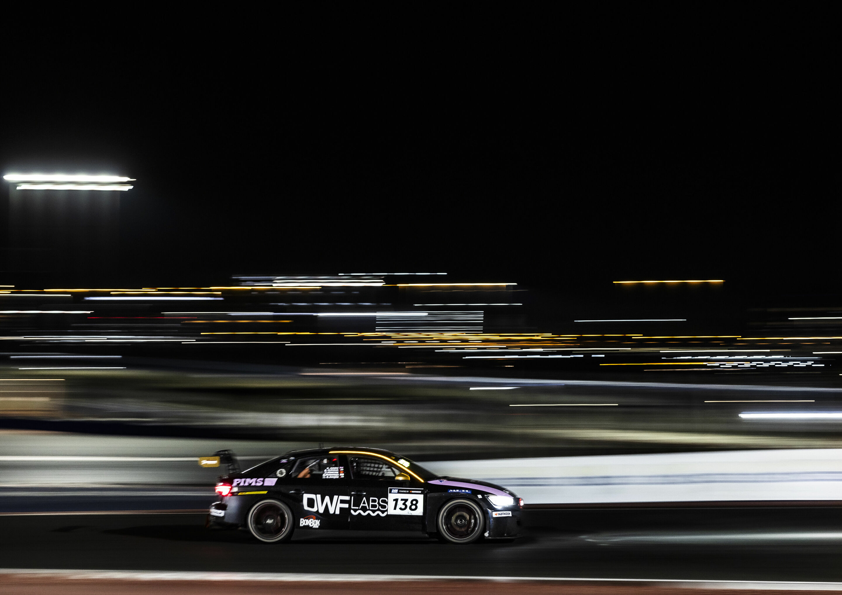 24h Dubai 2024 - Audi RS 3 LMS #138 (Simpson Motorsport), Kavi Jundu/Ahmed Al Khaja/Andrej Muraveika/Oliver Webb/Nadir Zuhour