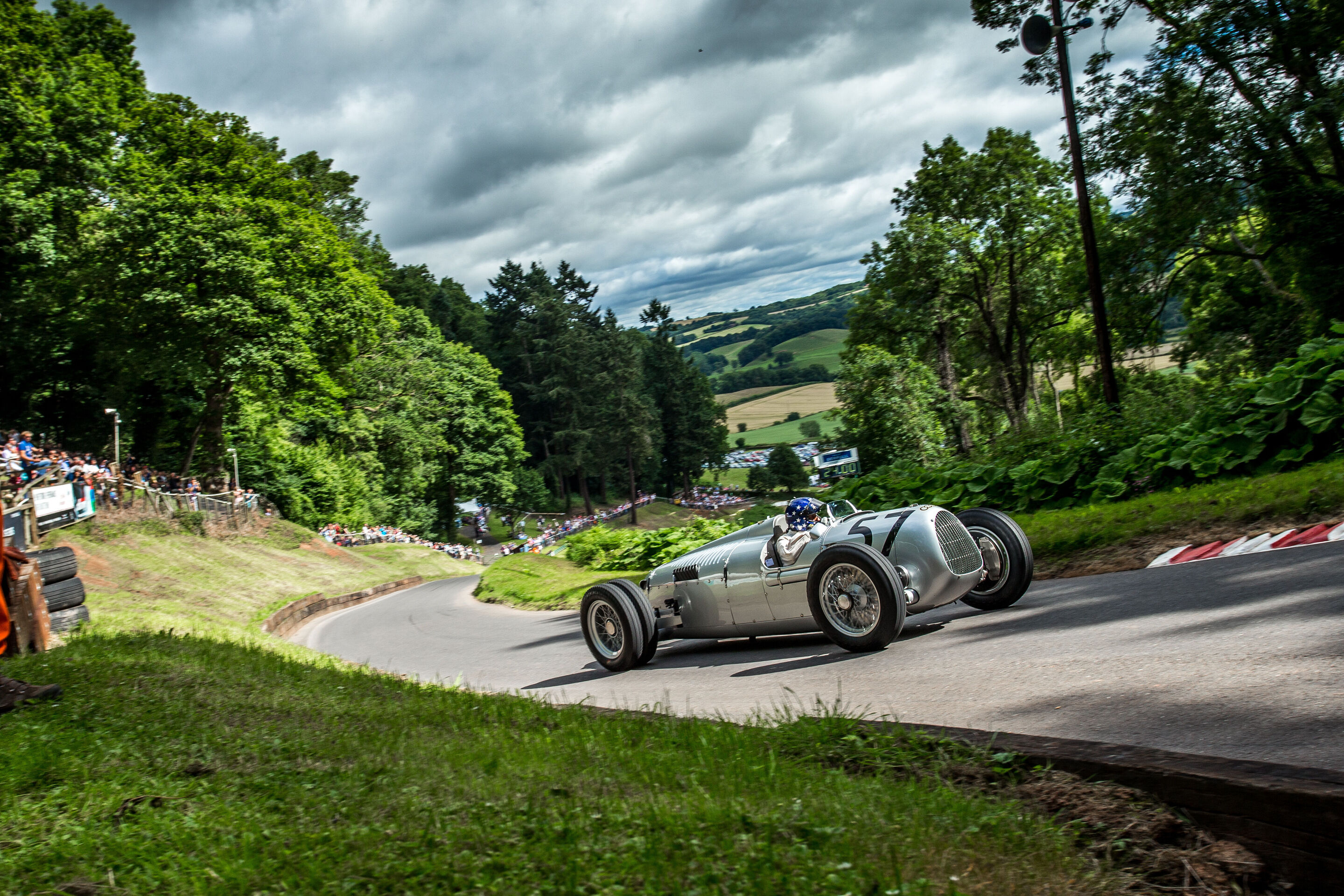 Audi Tradition at many international events in 2024 - Audi Tradition brought an Auto Union Type C racing car to the Grossglockner Grand Prix in 2017.