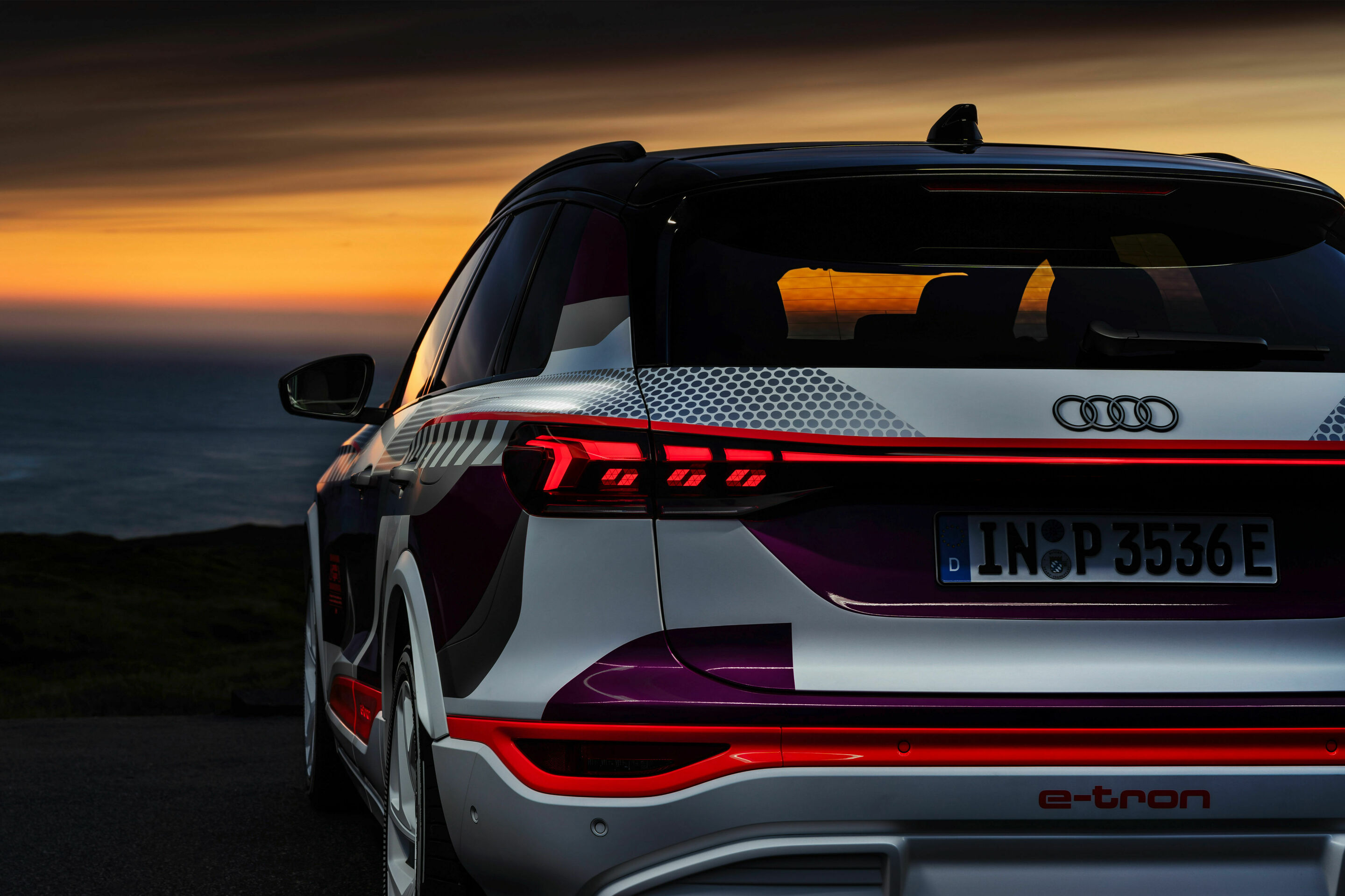 Audi Q6 e-tron Prototyp - Standaufnahme