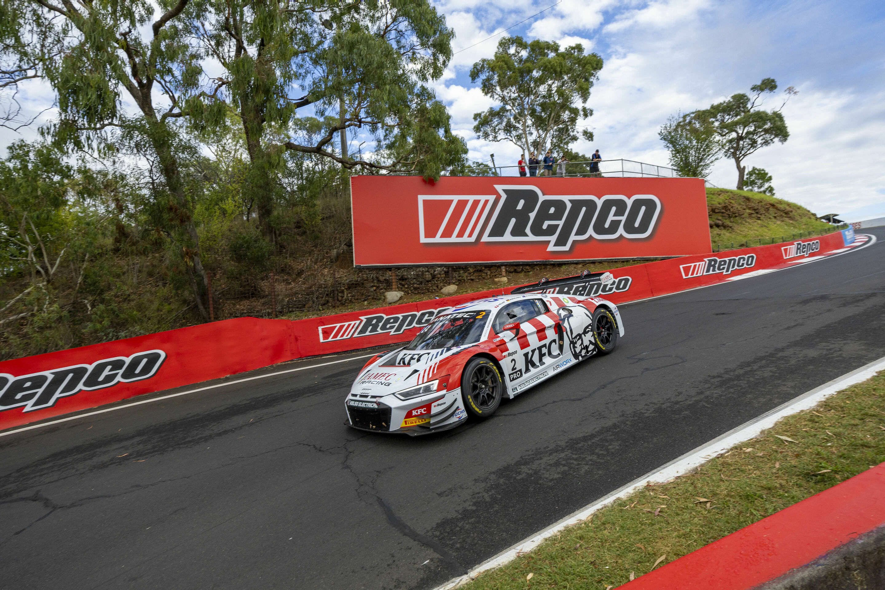 12h Bathurst 2024 - Audi R8 LMS #2 (KFC Team MPC), Ricardo Feller/Brad Schumacher/Markus Winkelhock