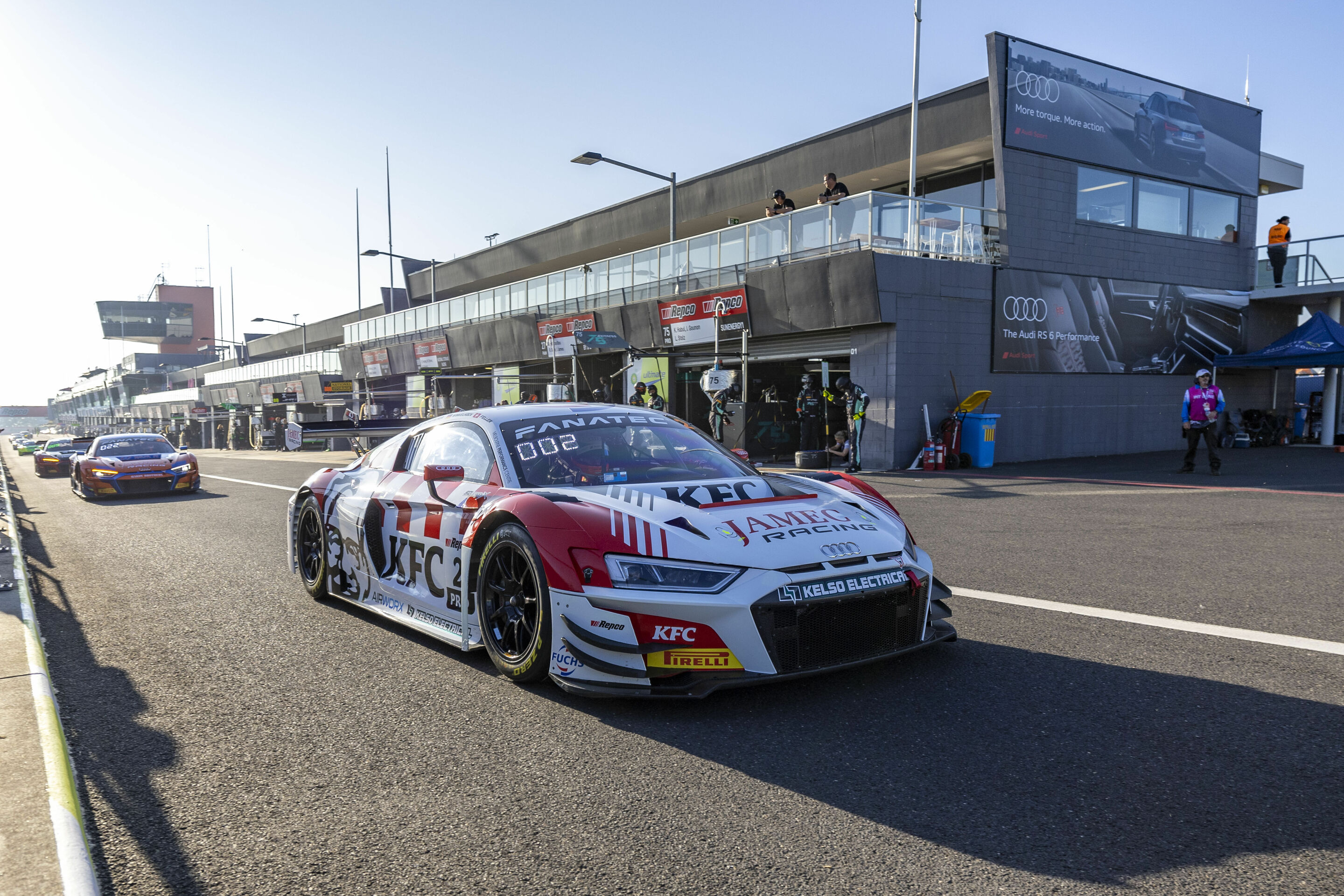 12h Bathurst 2024 - Audi R8 LMS #2 (KFC Team MPC), Ricardo Feller/Brad Schumacher/Markus Winkelhock