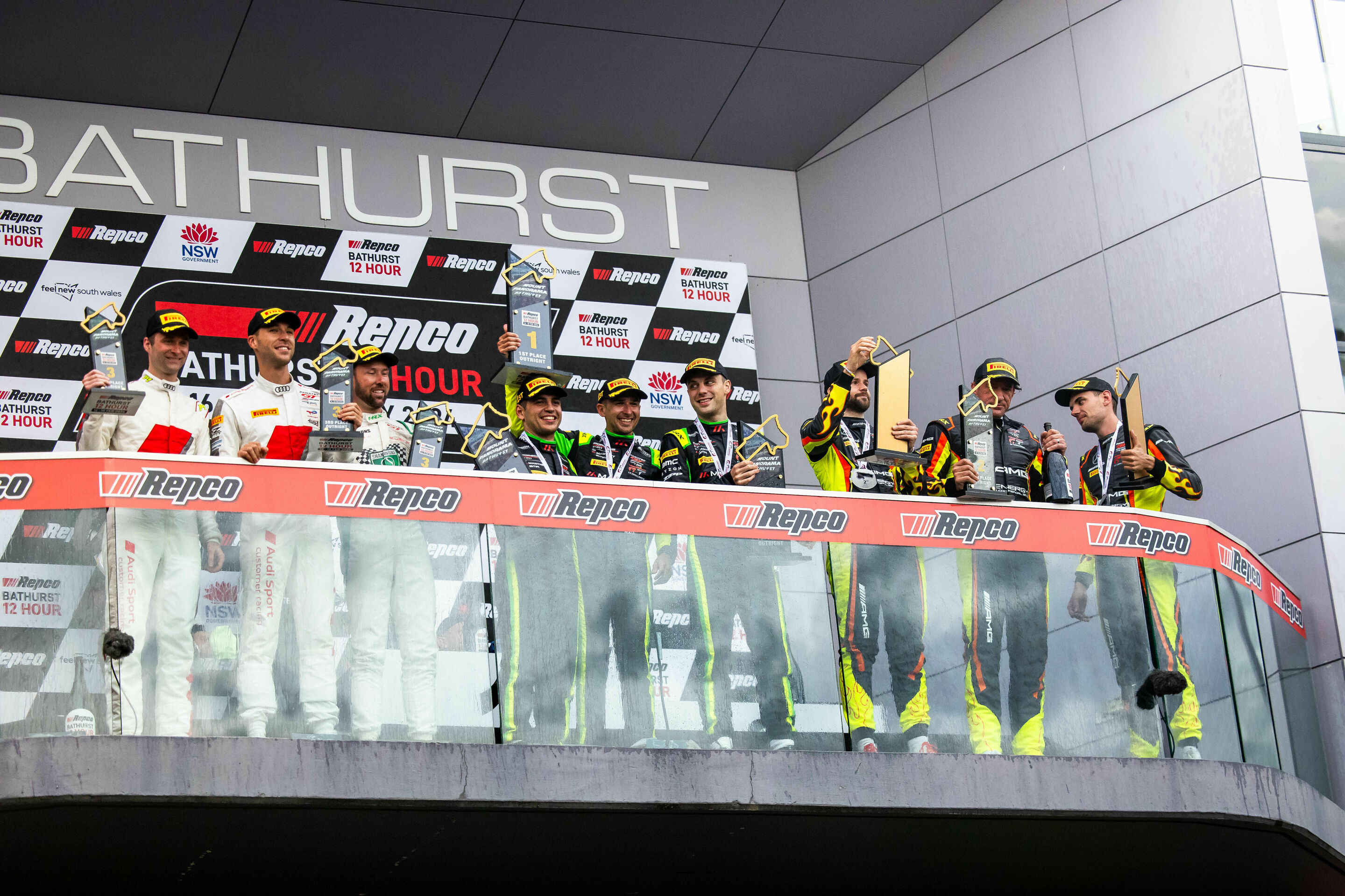 12h Bathurst 2024 - Christopher Haase, Kelvin van der Linde, Liam Talbot, Ayhancan Güven, Matt Campbell, Laurens Vanthoor, Jules Gounon, Kenny Habul, Luca Stolz