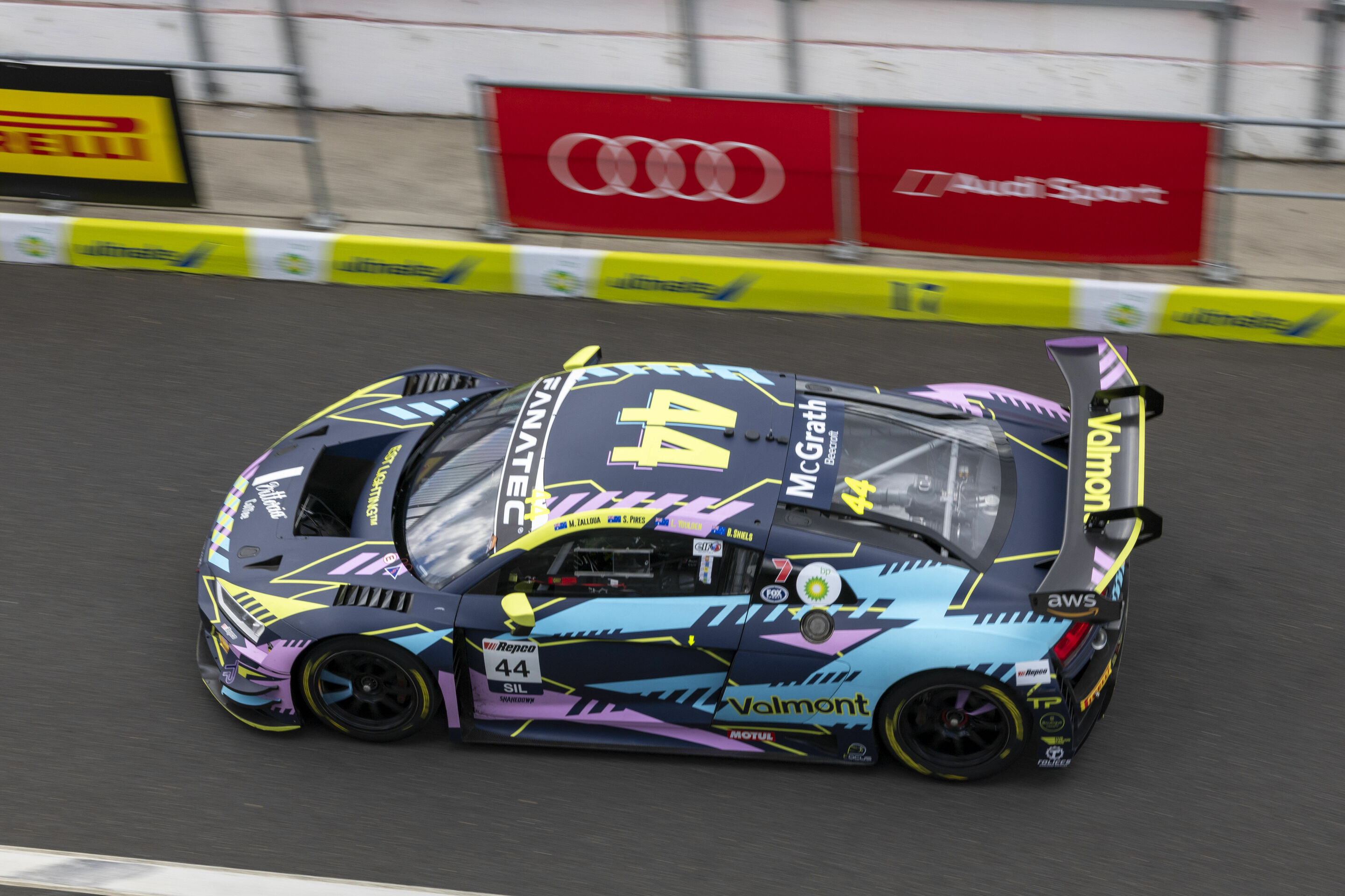 12h Bathurst 2024 - Audi R8 LMS #44 (Valmont Racing), Sergio Pires/Bradley Shiels/Luke Youlden/Marcel Zalloua