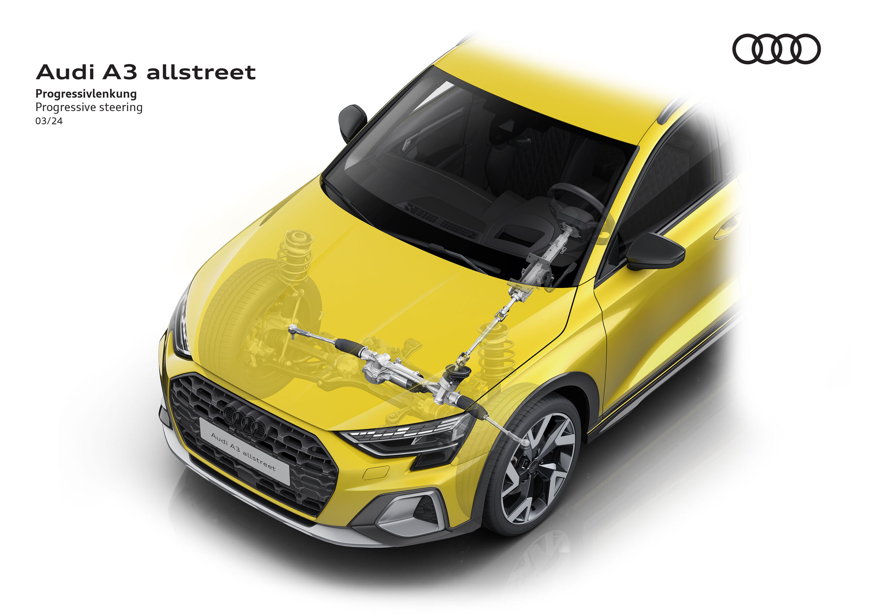Illustration - Audi A3 allstreet - Progressive steering
