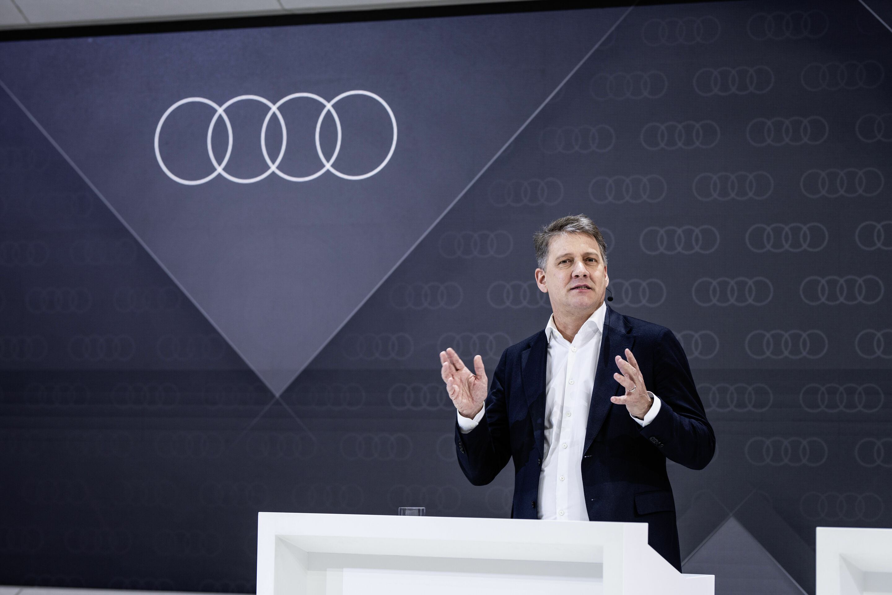 Annual Media Conference der AUDI AG vom 19. März 2024 - CEO Gernot Döllner