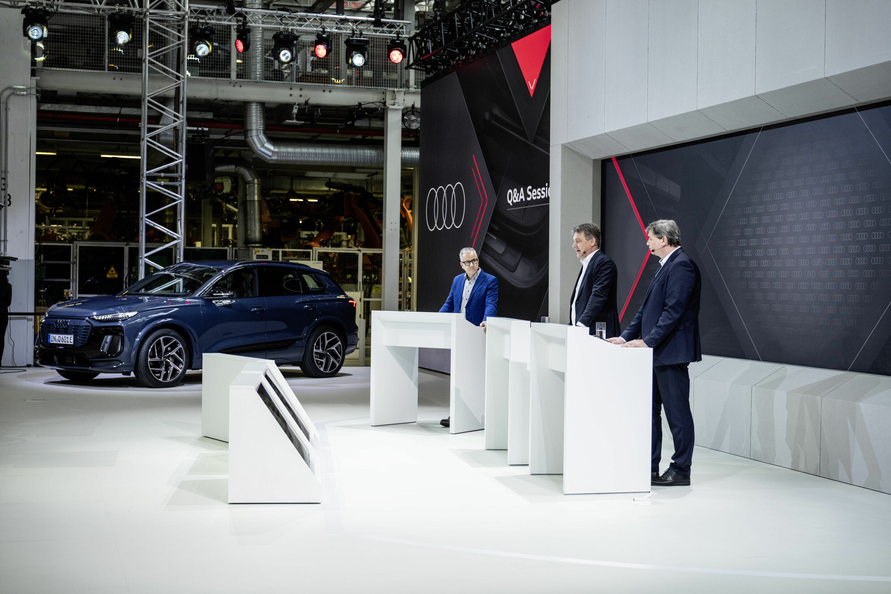 Annual Media Conference der AUDI AG vom 19. März 2024 - CEO Gernot Döllner und CFO Jürgen Rittersberger stellen das Finanzergebnis des Geschäftsjahrs 2023 vor, geben einen Ausblick auf die zahlreichen Modellanläufe in den kommenden zwei Jahren und informieren...
