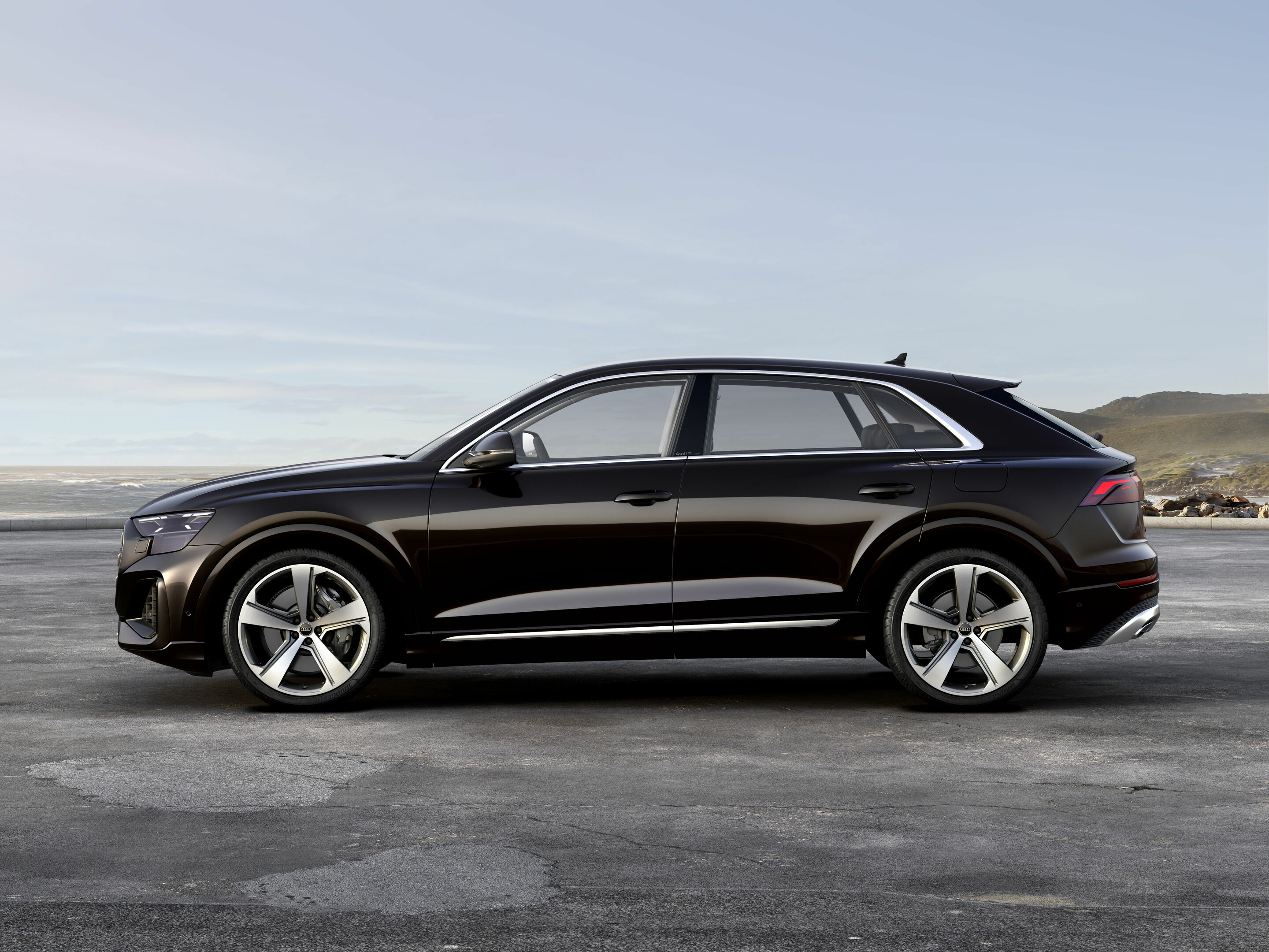 Audi Q8 TFSI e quattro - Static photo,
Colour: Tamarind brown, metallic