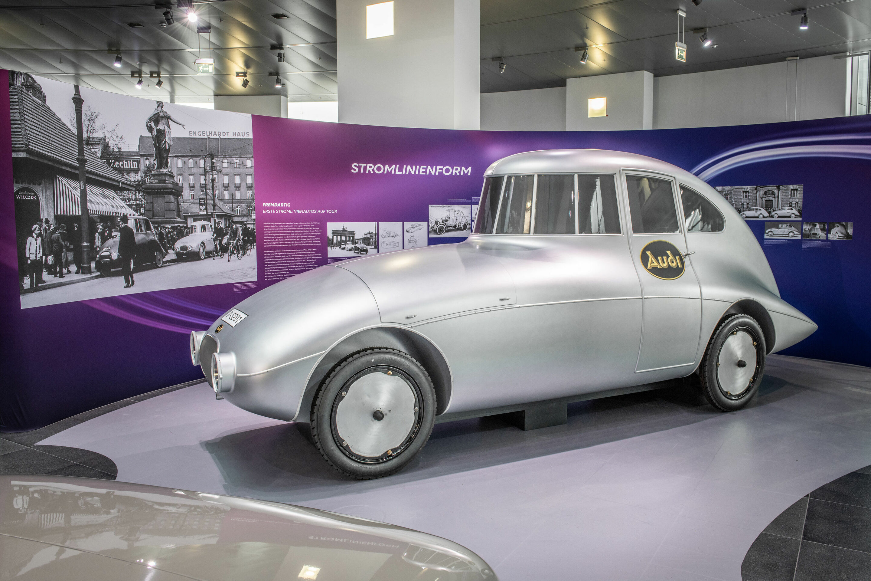 Special exhibition „Windschnittig“ - Audi museum mobile Ingolstadt, August Horch Museum Zwickau, Germany