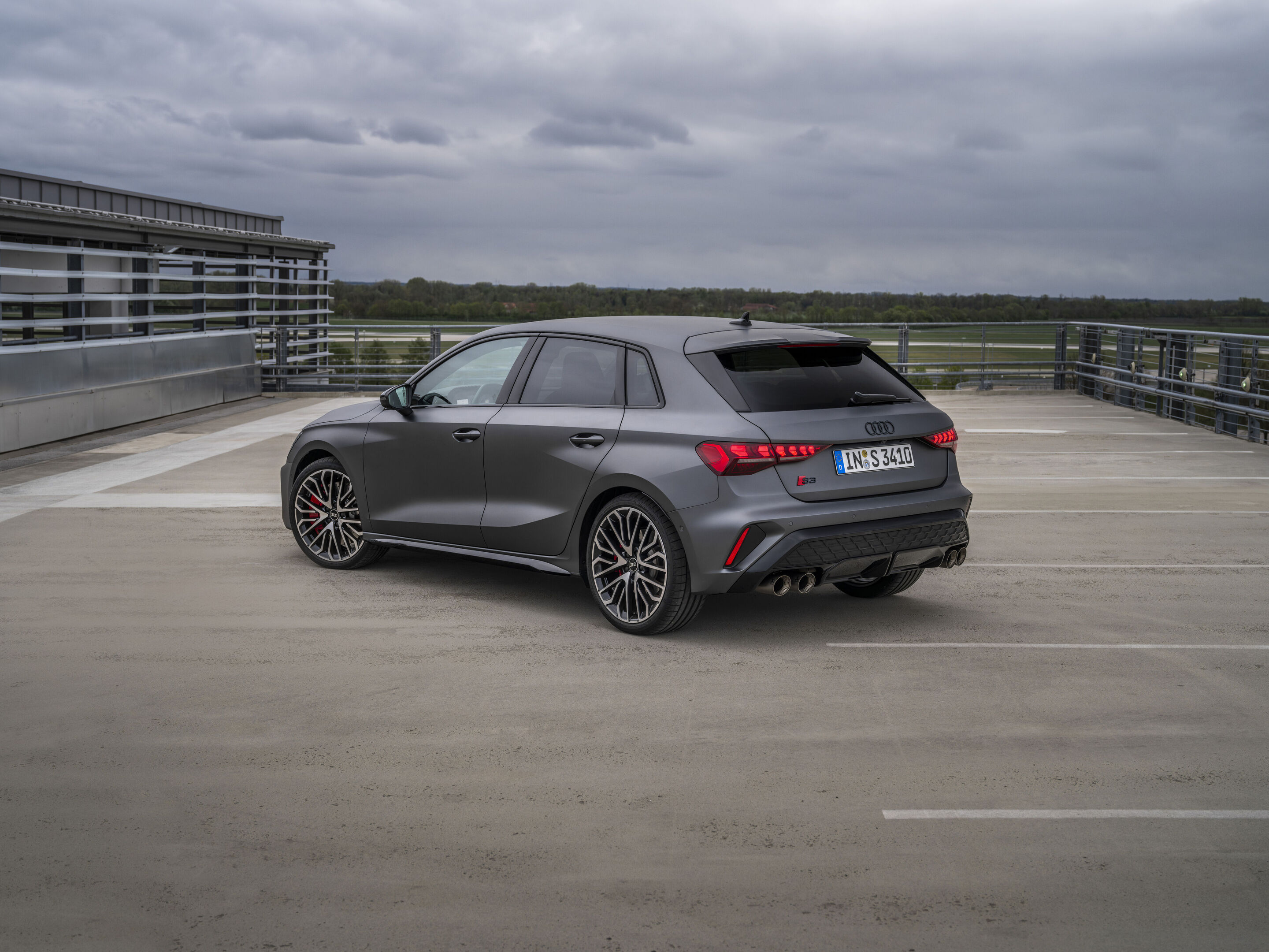Audi S3 Sportback - Standaufnahme, 
Farbe: Daytonagrau matt