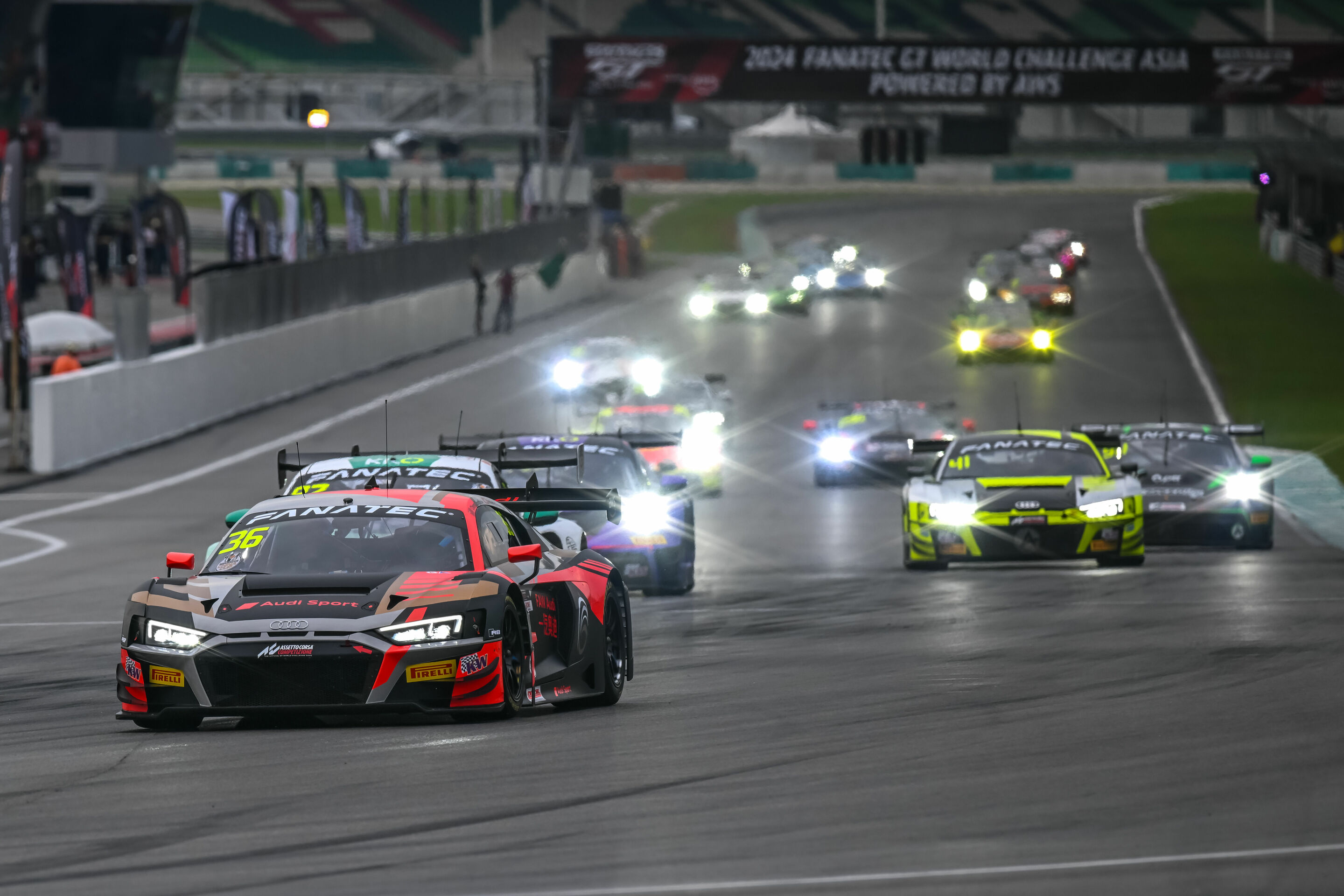 GT World Challenge Asia 2024 - Audi R8 LMS #36 (FAW Audi Sport Asia Racing Team), Congfu Cheng/Adderly Fong