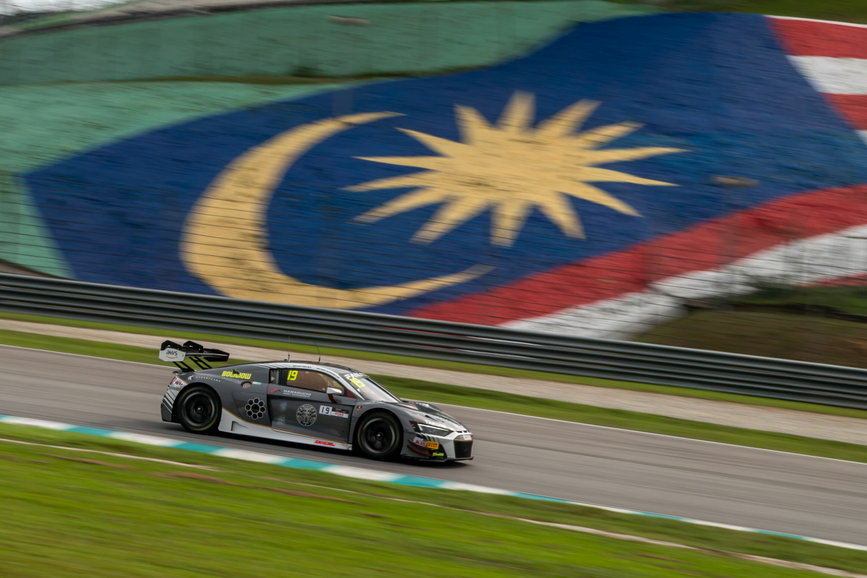 GT World Challenge Asia 2024 - Audi R8 LMS #19 (The Spirit of FFF Racing), Hiroshi Yamaguchi/Mineki Okura