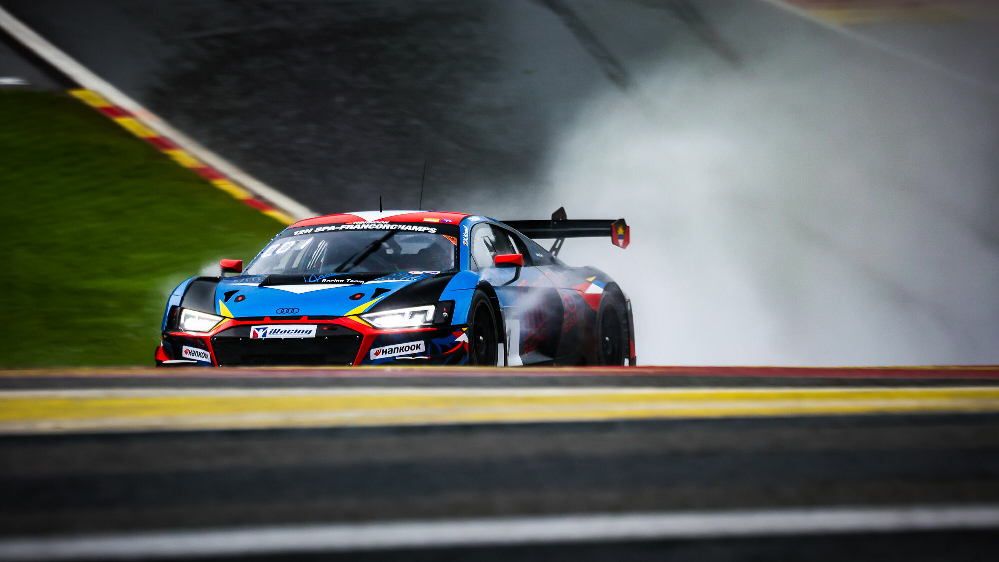 24H Series 2024 - Audi R8 LMS #1 (Haas RT), Xavier Knauf/Tim Müller/Gregory Servais