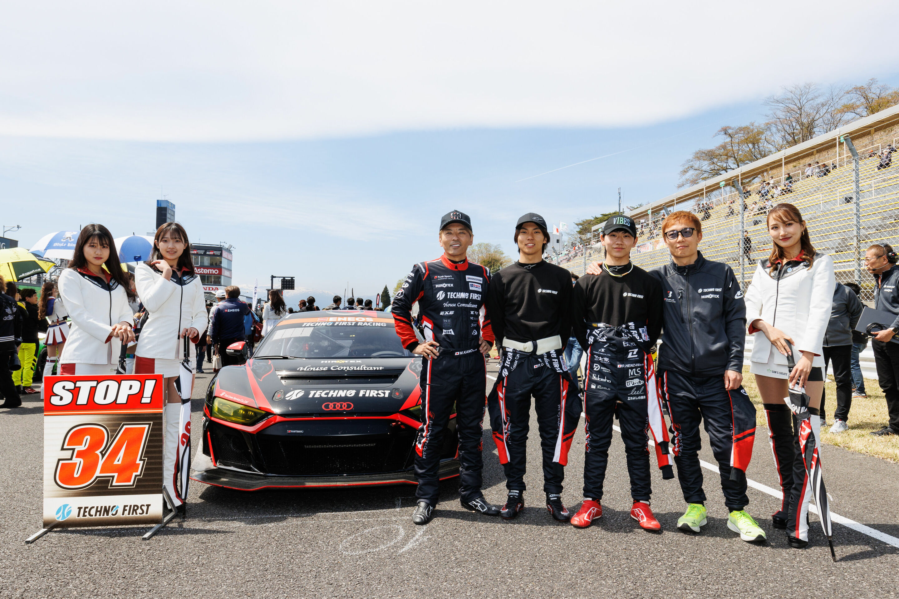 Super Taikyu Series 2024 - Audi R8 LMS GT4 #34 (Techno First), Masaki Kanou/Riki Okusa/Hironobu Yasuda/Ryoma Henzan