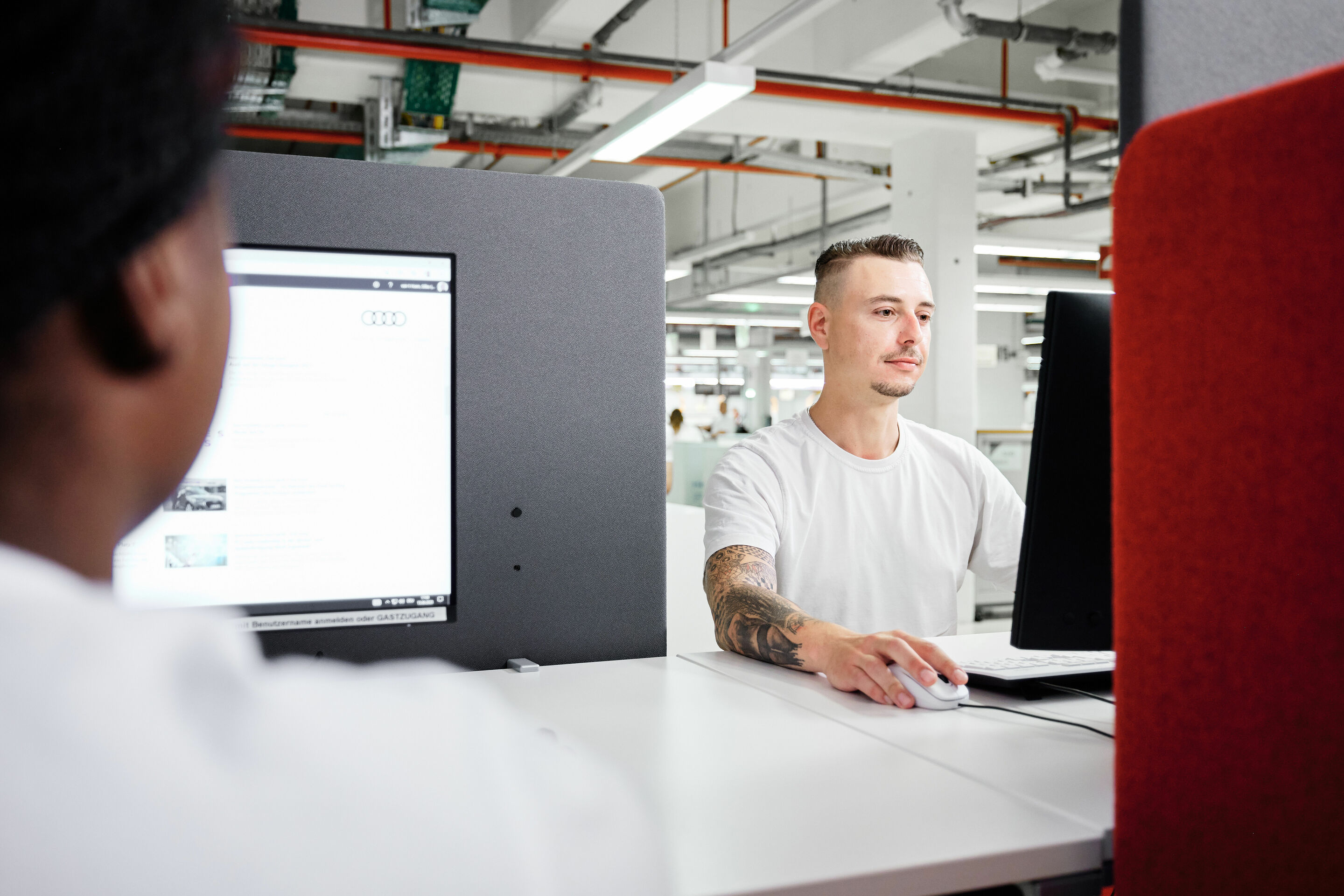 Attractive working conditions in the production - Audi offers attractive working conditions to its employees from production