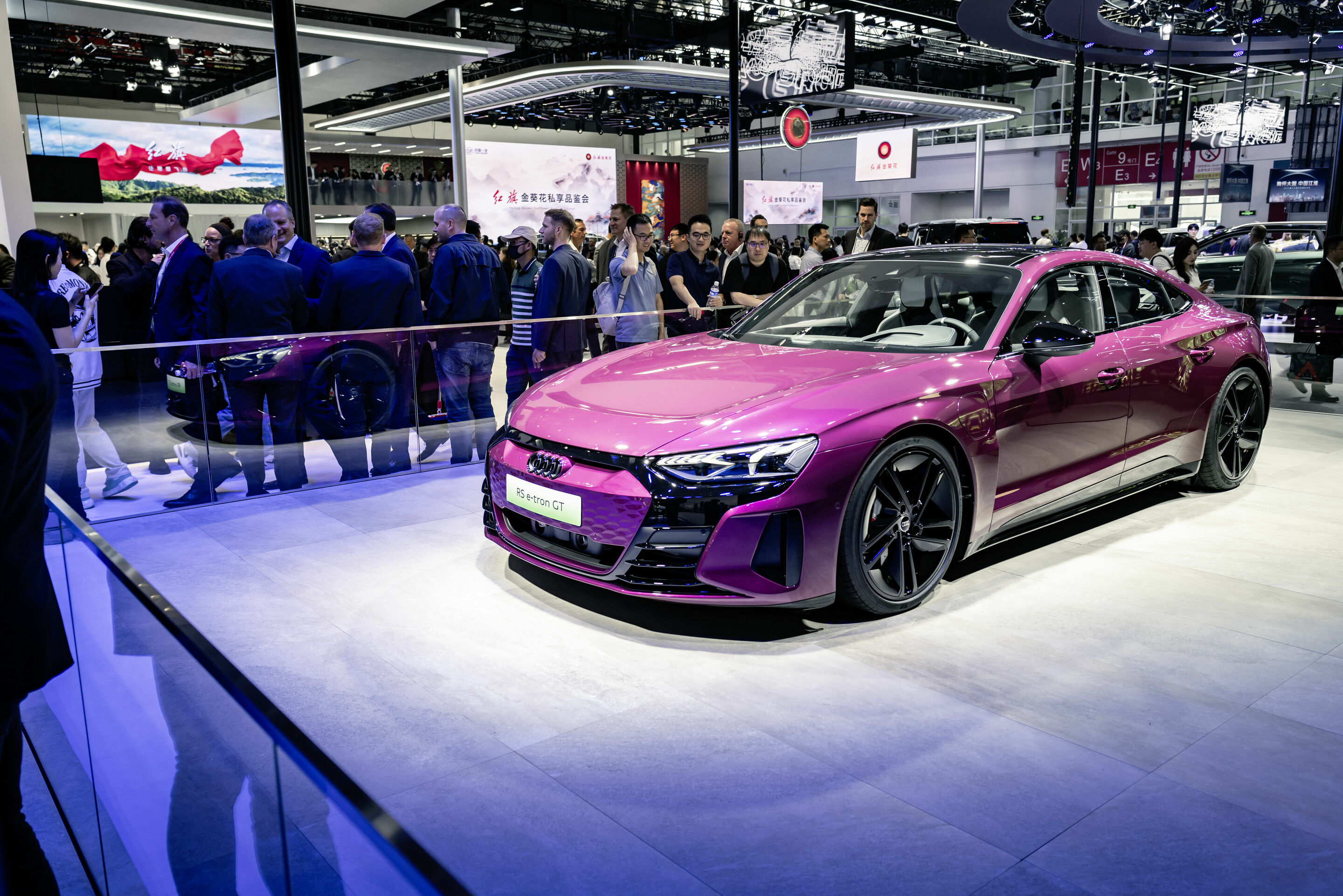 Audi auf der Auto China 2024 - Auf der Auto China präsentiert Audi seine Strategie und sein rein elektrisches Portfolio für den größten Automobilmarkt der Welt: Audi RS e-tron GT
