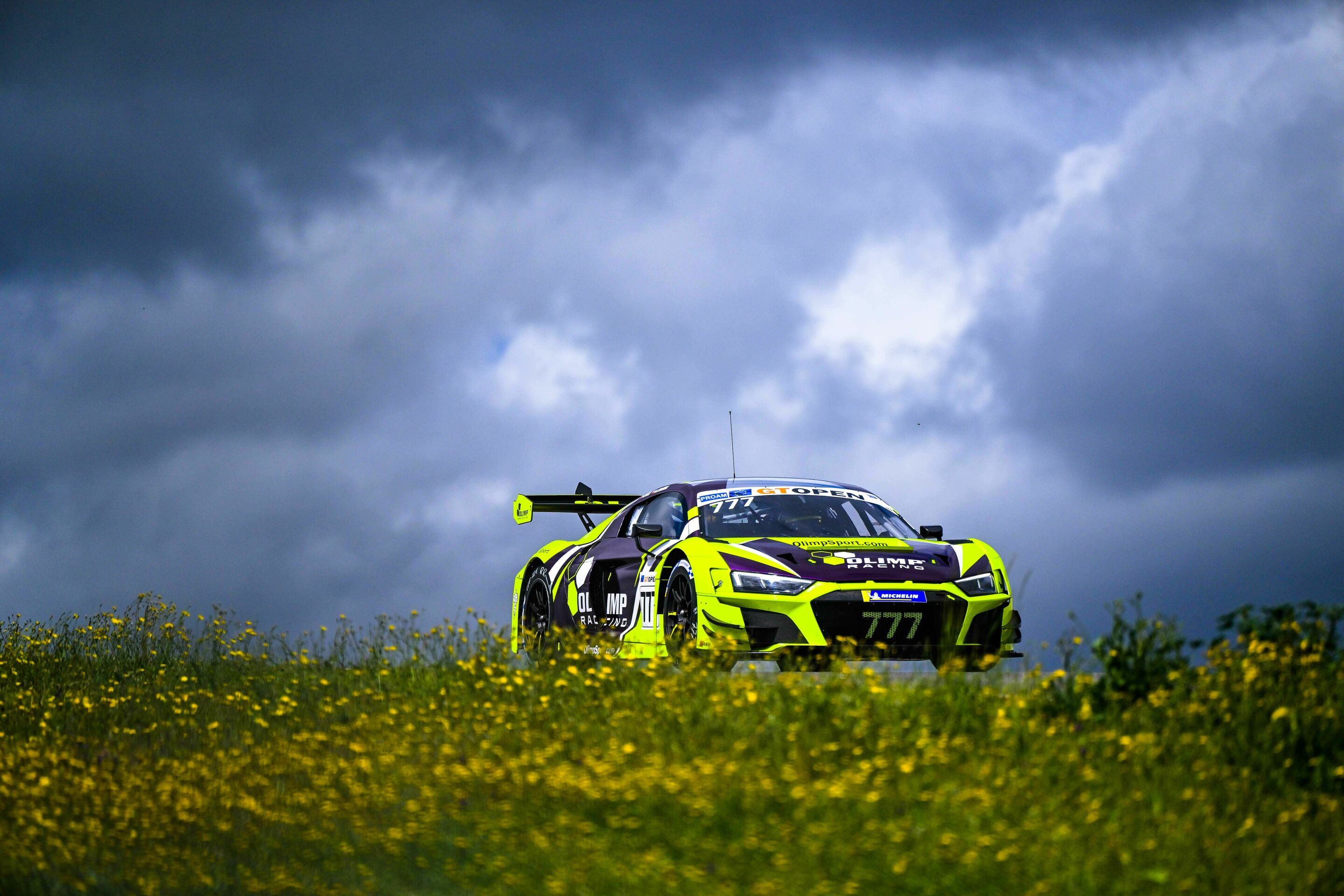 International GT Open 2024 - Audi R8 LMS #777 (Olimp Racing), Karol Basz/Marcin Jedlinski
