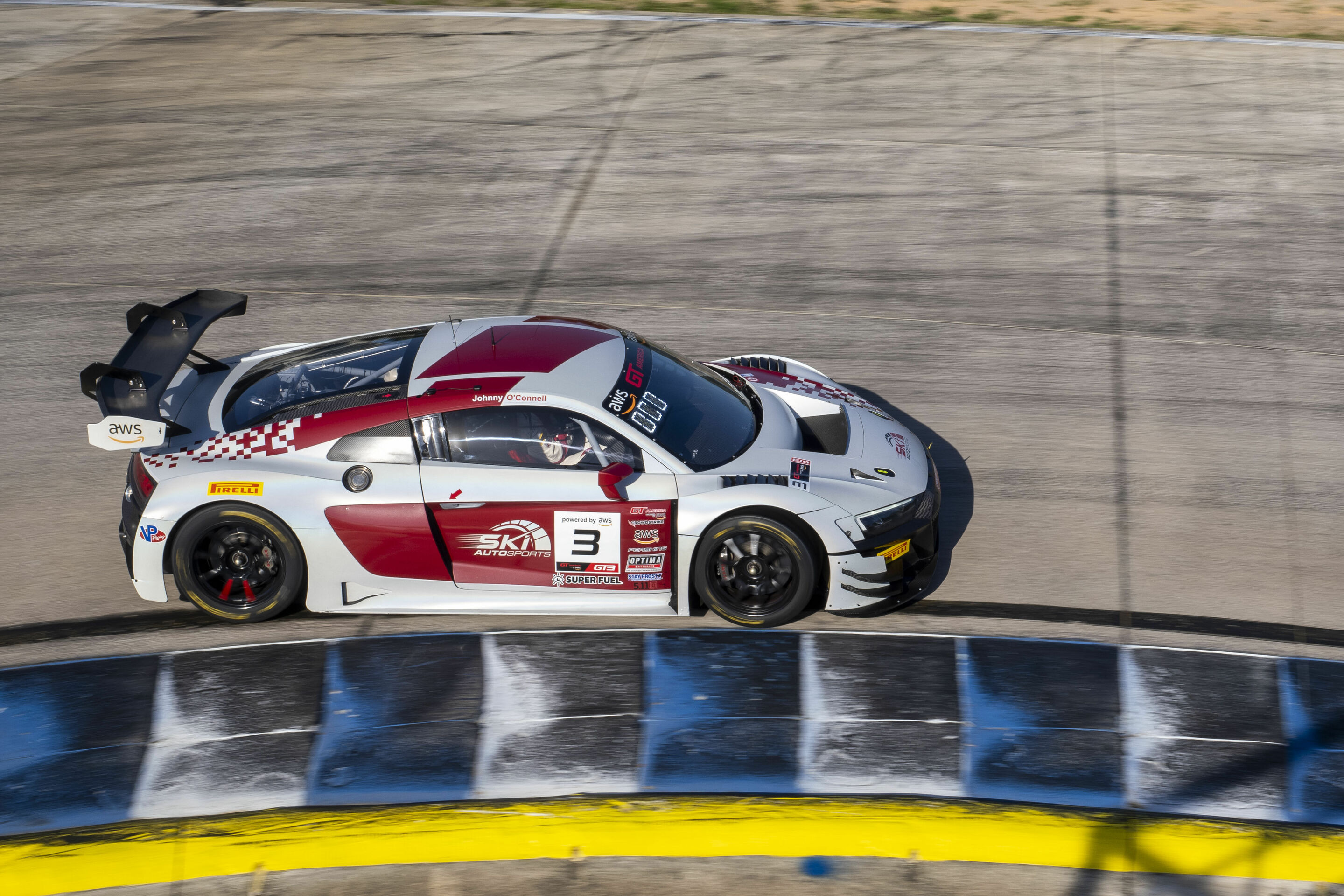 GT America 2024 - Audi R8 LMS #3 (SKI Autosports), Johnny O'Connell