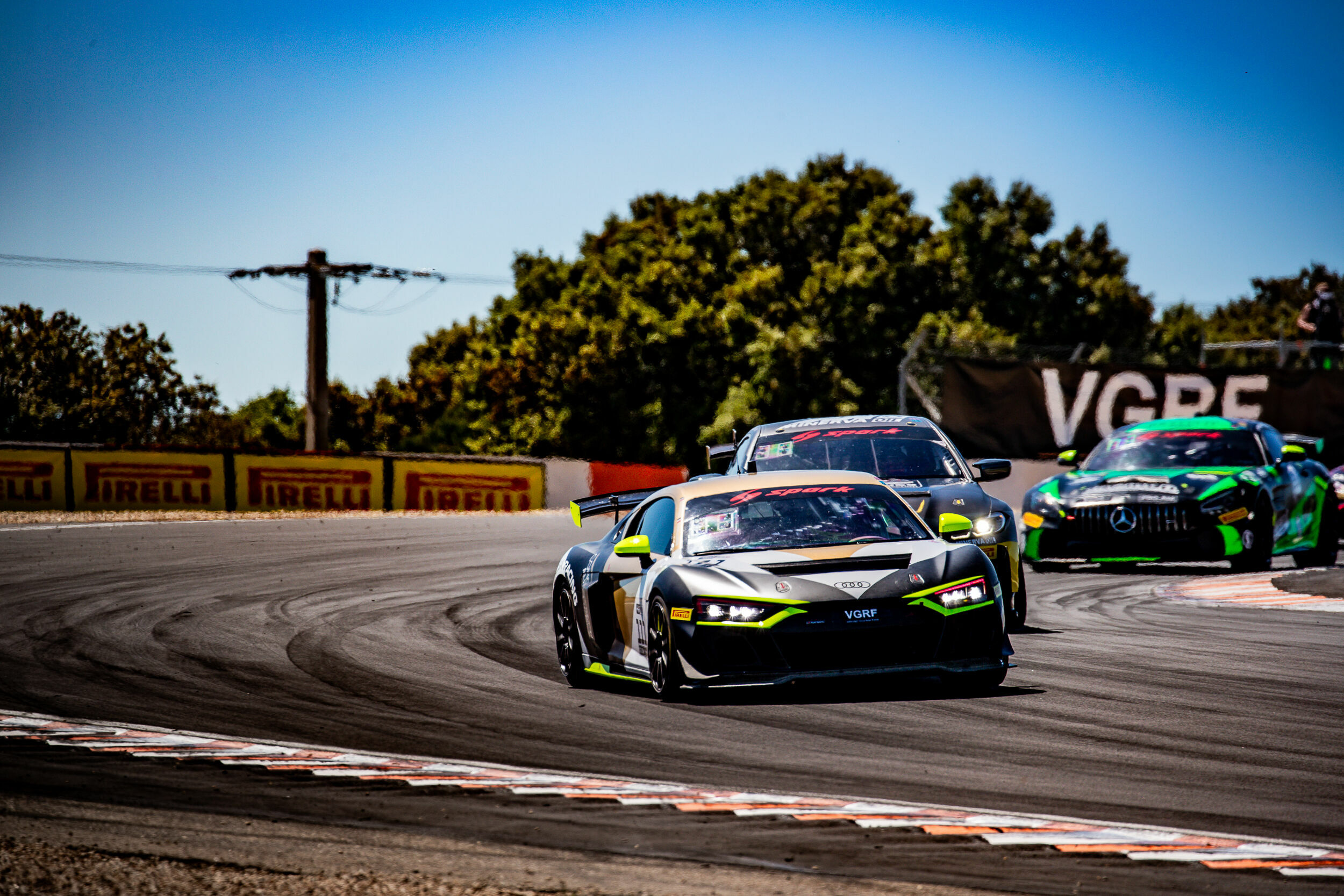 GT4 France 2024 - Audi R8 LMS #111 (CSA Racing), Gaël Castelli/Rodolphe Wallgren