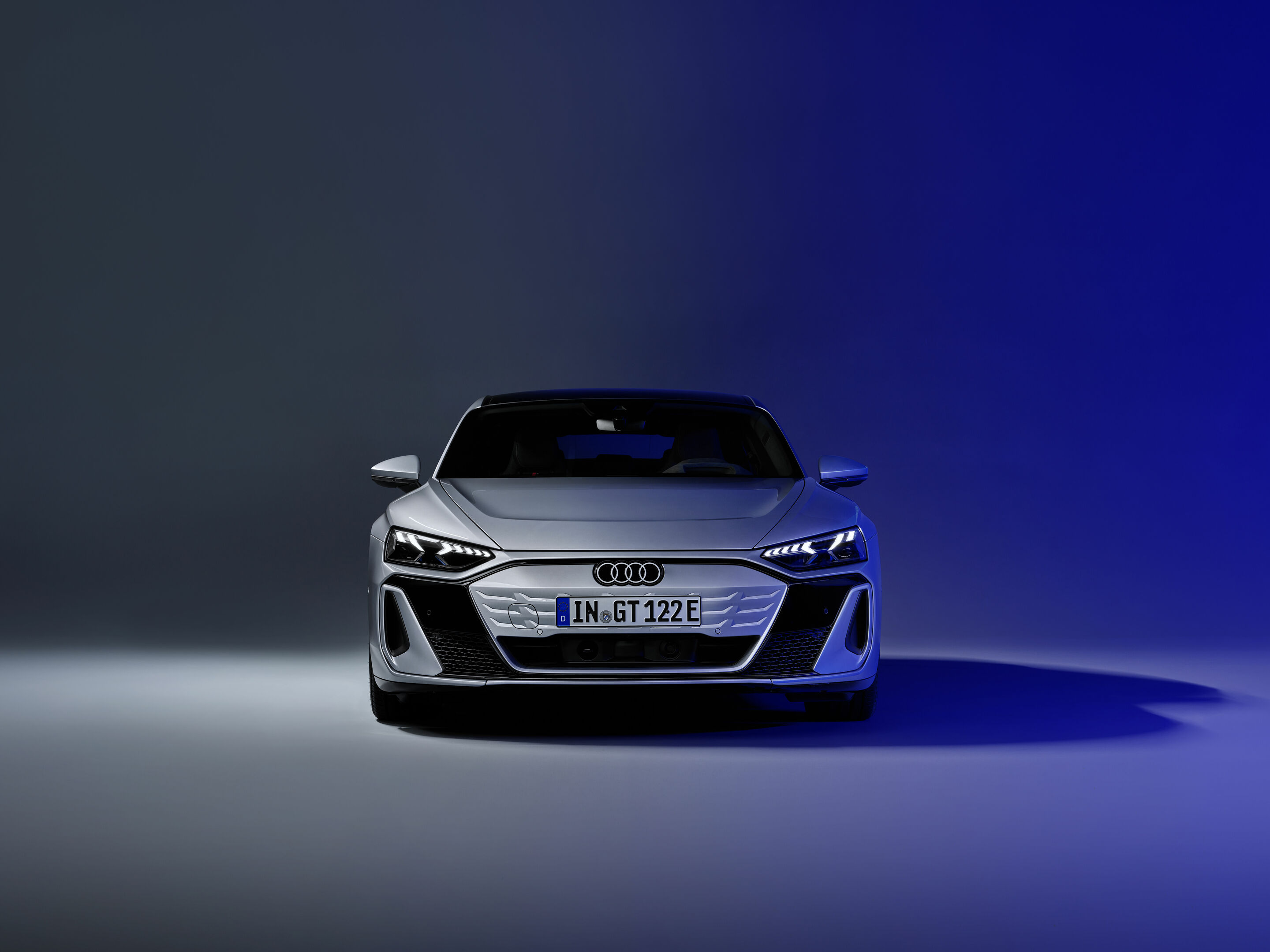 Audi S e-tron GT - Standaufnahme,
Farbe: Florettsilber Metallic
