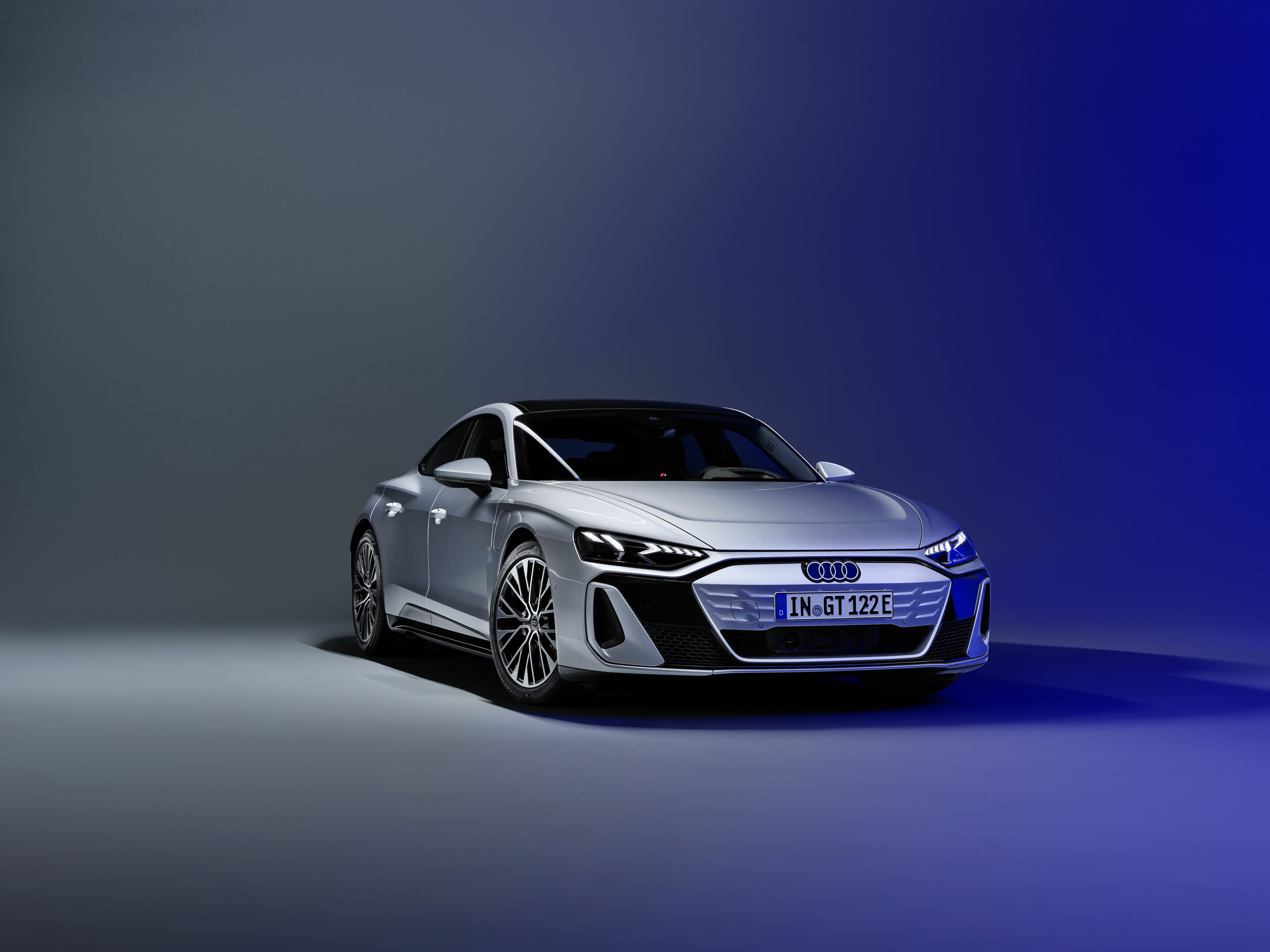 Audi S e-tron GT - Static photo,
Colour: Florett silver metallic
