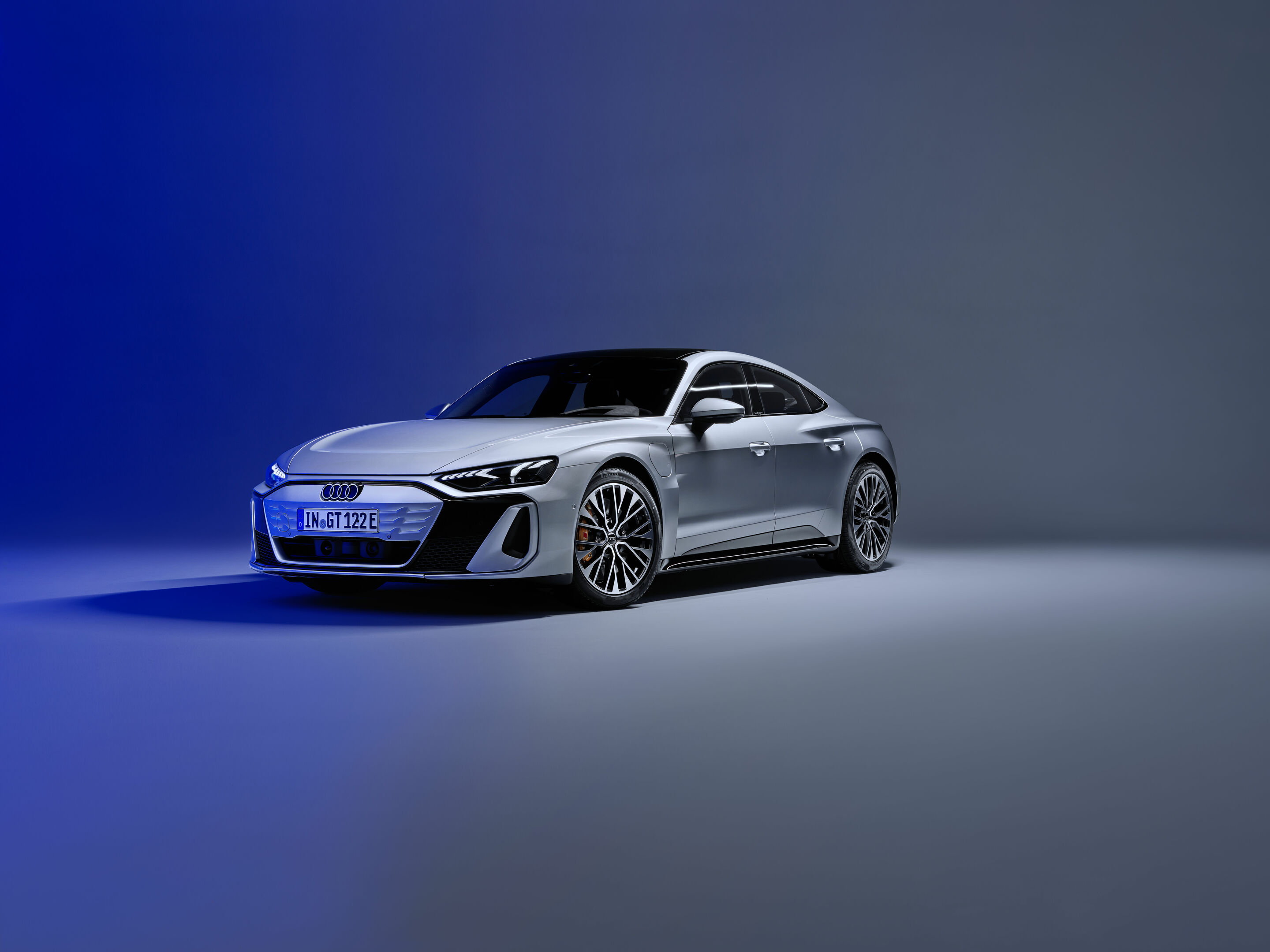 Audi S e-tron GT - Standaufnahme,
Farbe: Florettsilber Metallic