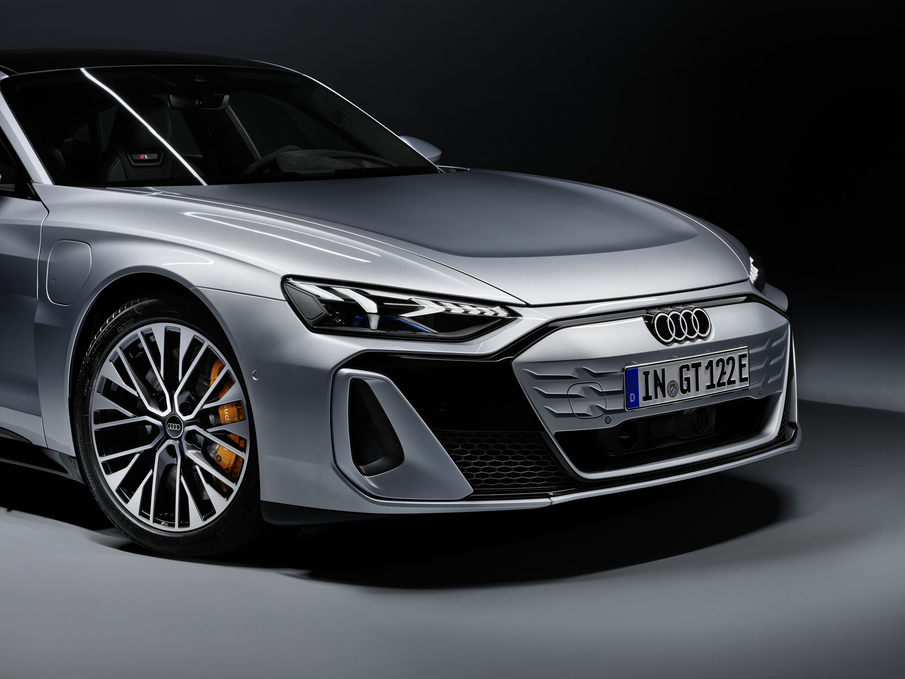 Audi S e-tron GT - Detail,
Farbe: Florettsilber Metallic