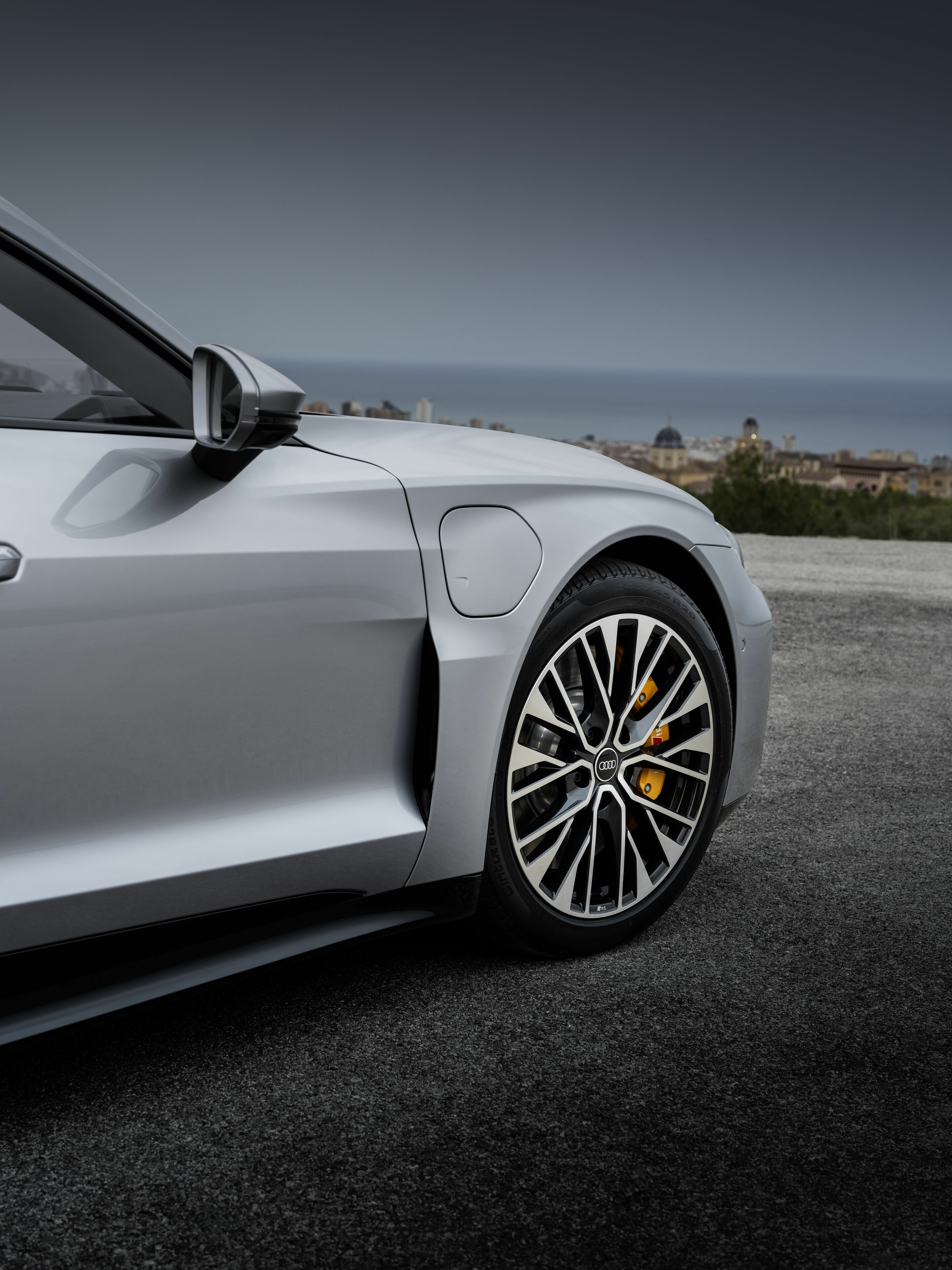 Audi S e-tron GT - Detail,
Farbe: Florettsilber Metallic