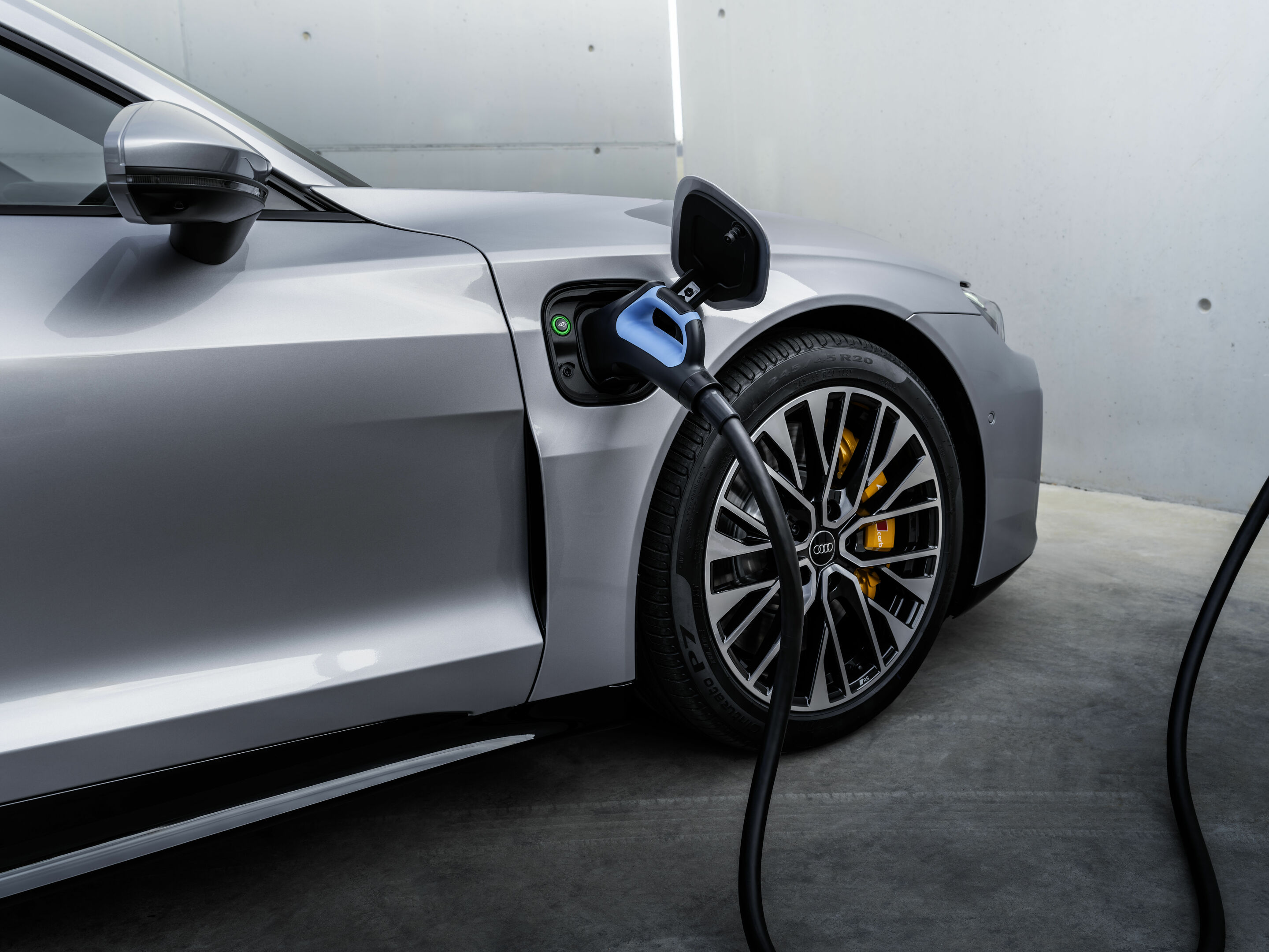 Audi S e-tron GT - Detail,
Colour: Florett silver metallic