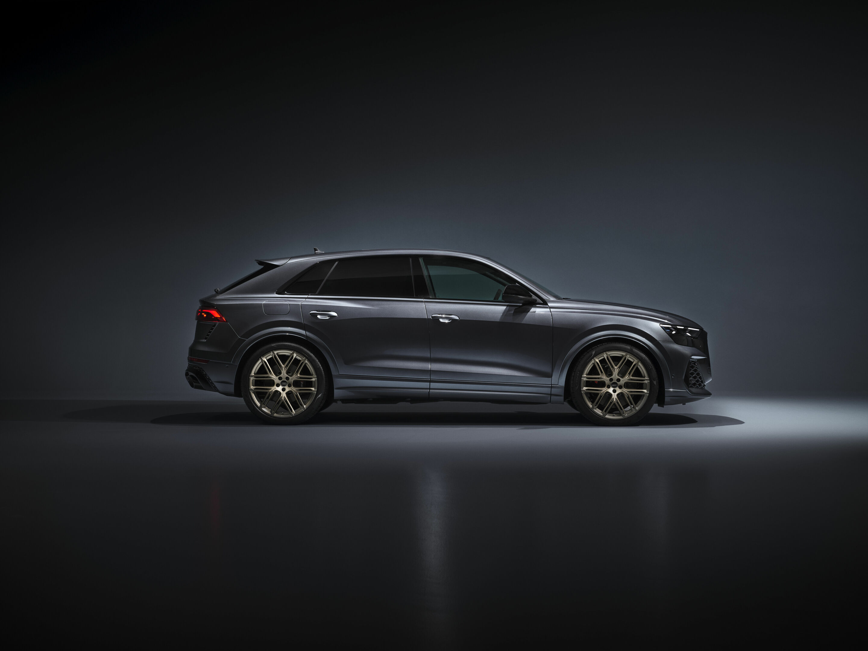 Audi RS Q8 - Standaufnahme,
Farbe: Daytonagrau Perleffekt
