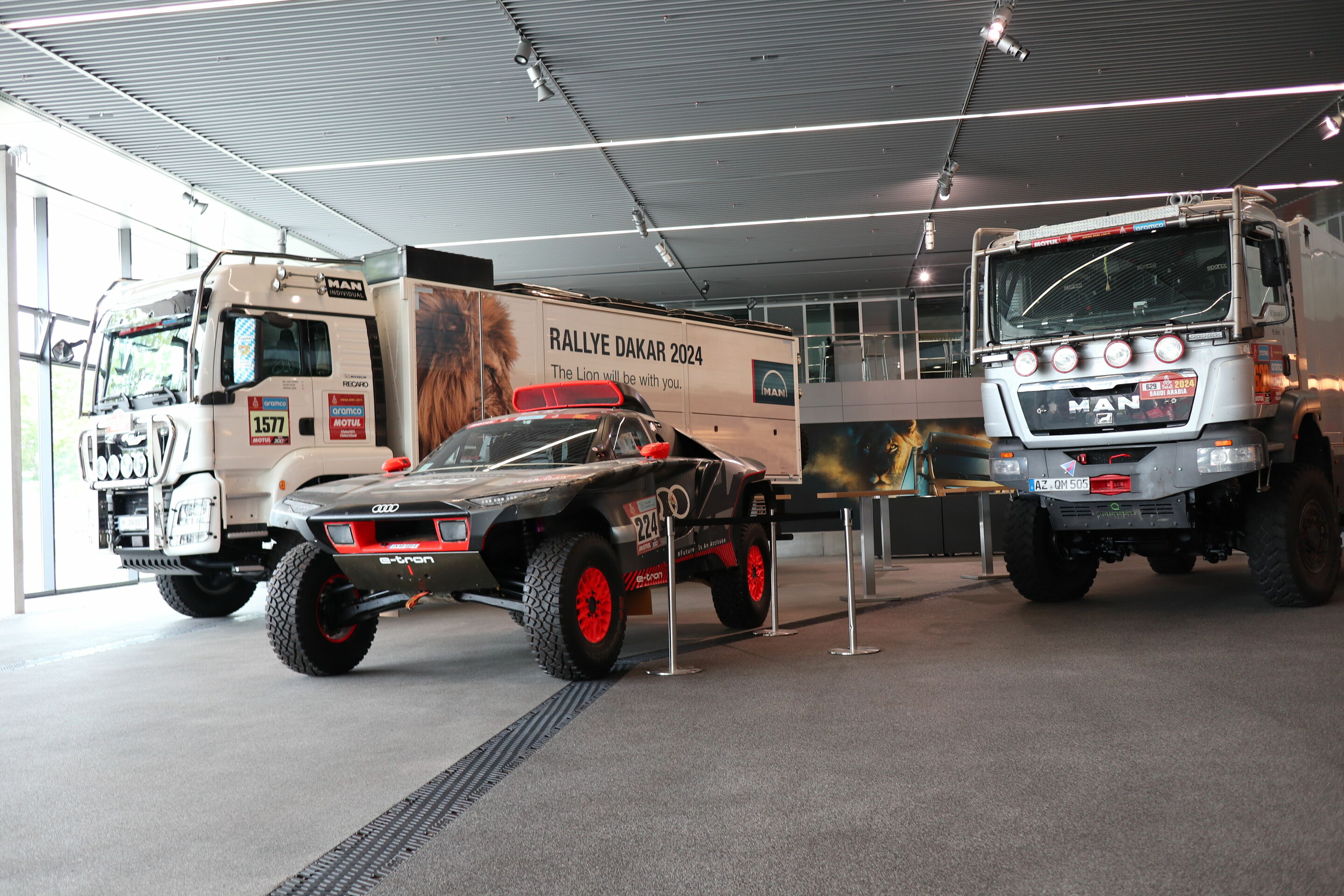 Rallye Dakar 2024 - Dakar-Sonderschau, MAN Truck Forum München