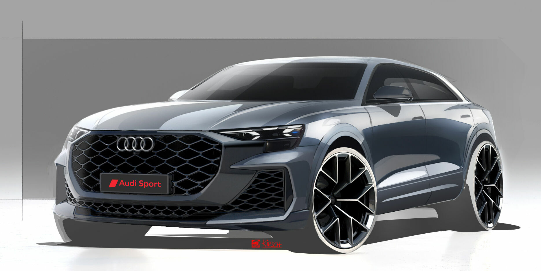 Skizze - Audi RS Q8 - Design Skizze