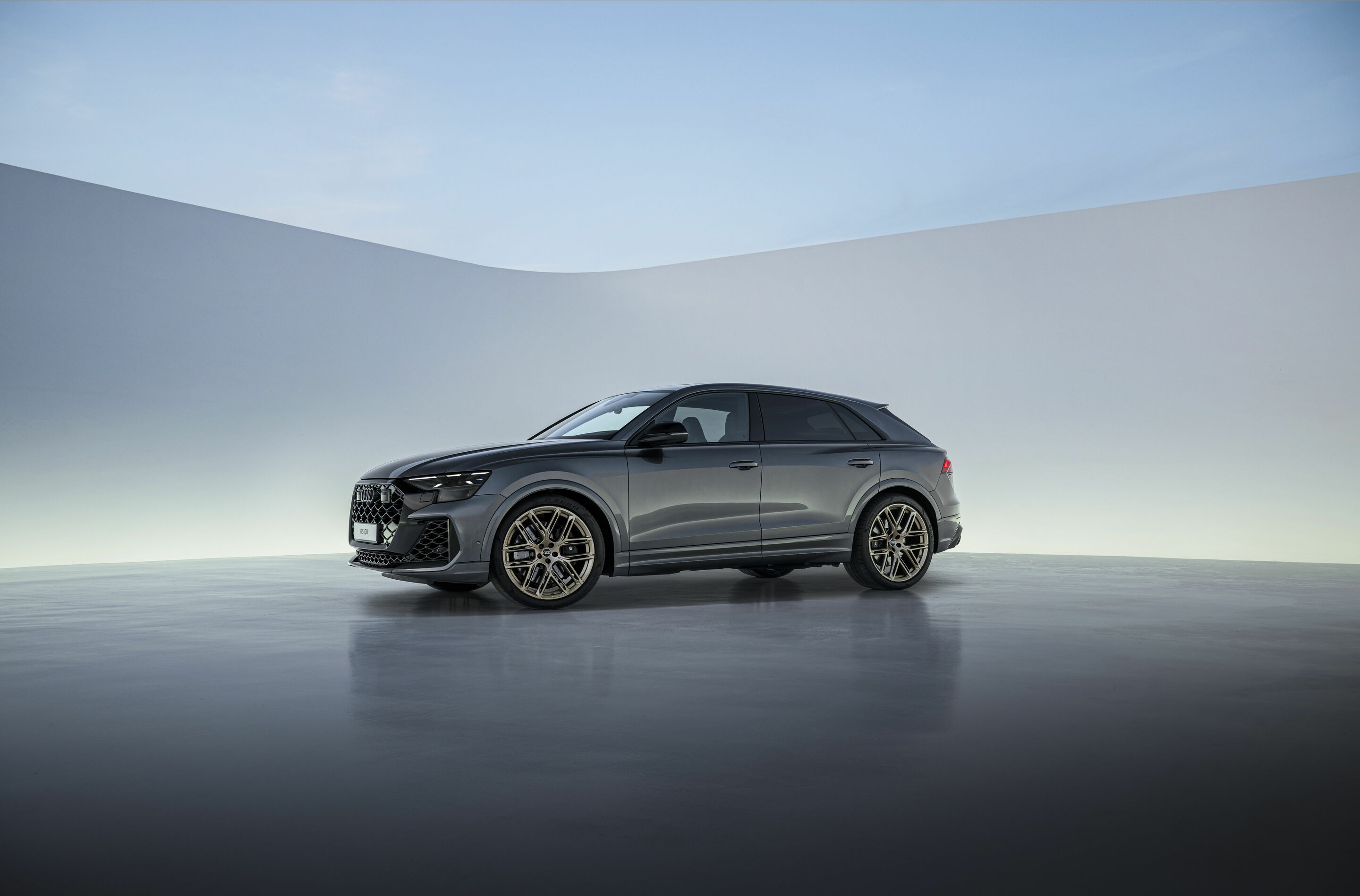 Audi RS Q8 - Standaufnahme,
Farbe: Daytonagrau Perleffekt