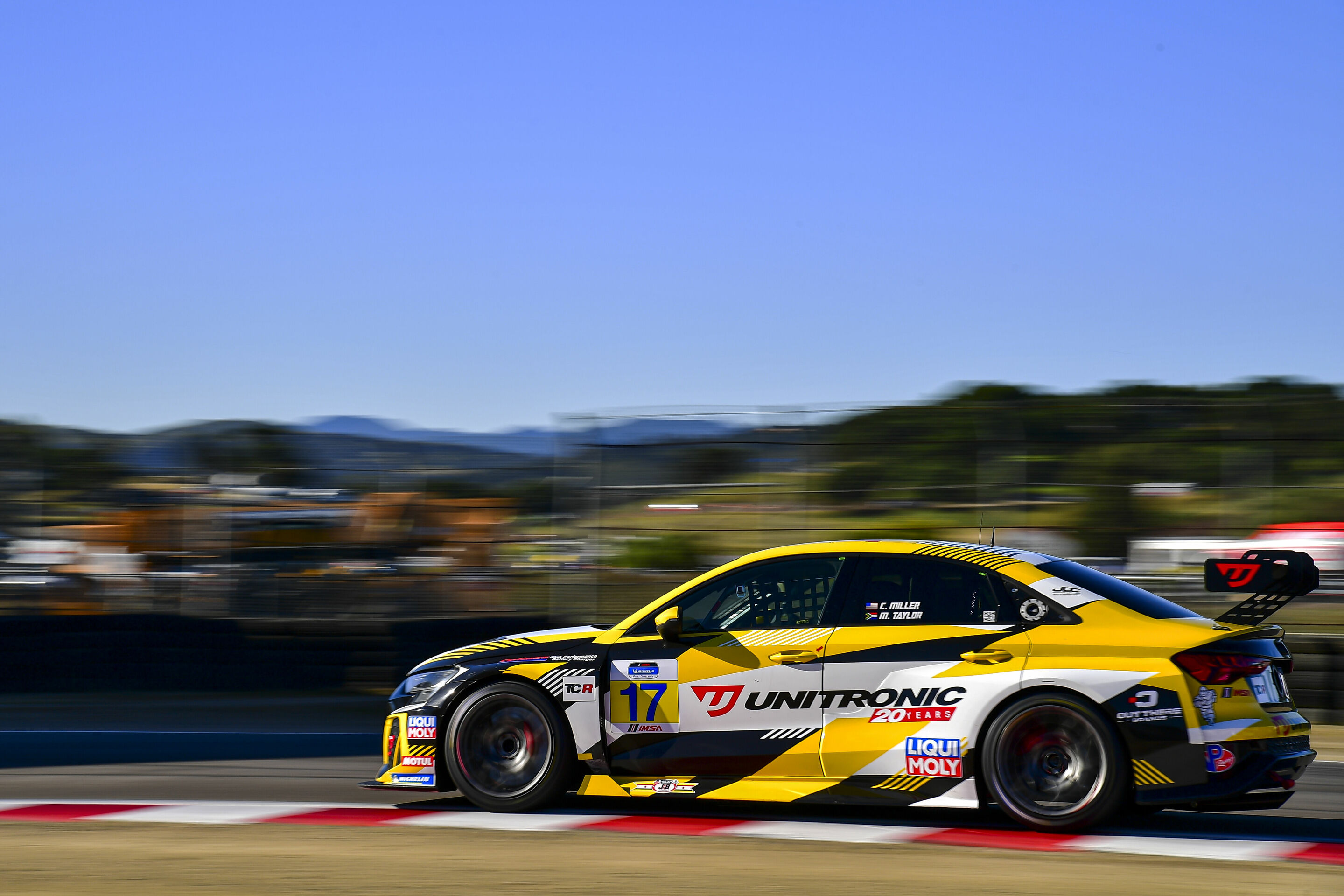 IMSA Michelin Pilot Challenge 2024 - Audi RS 3 LMS #17 (Unitronic/JDC-Miller MotorSports), Chris Miller/Mikey Taylor