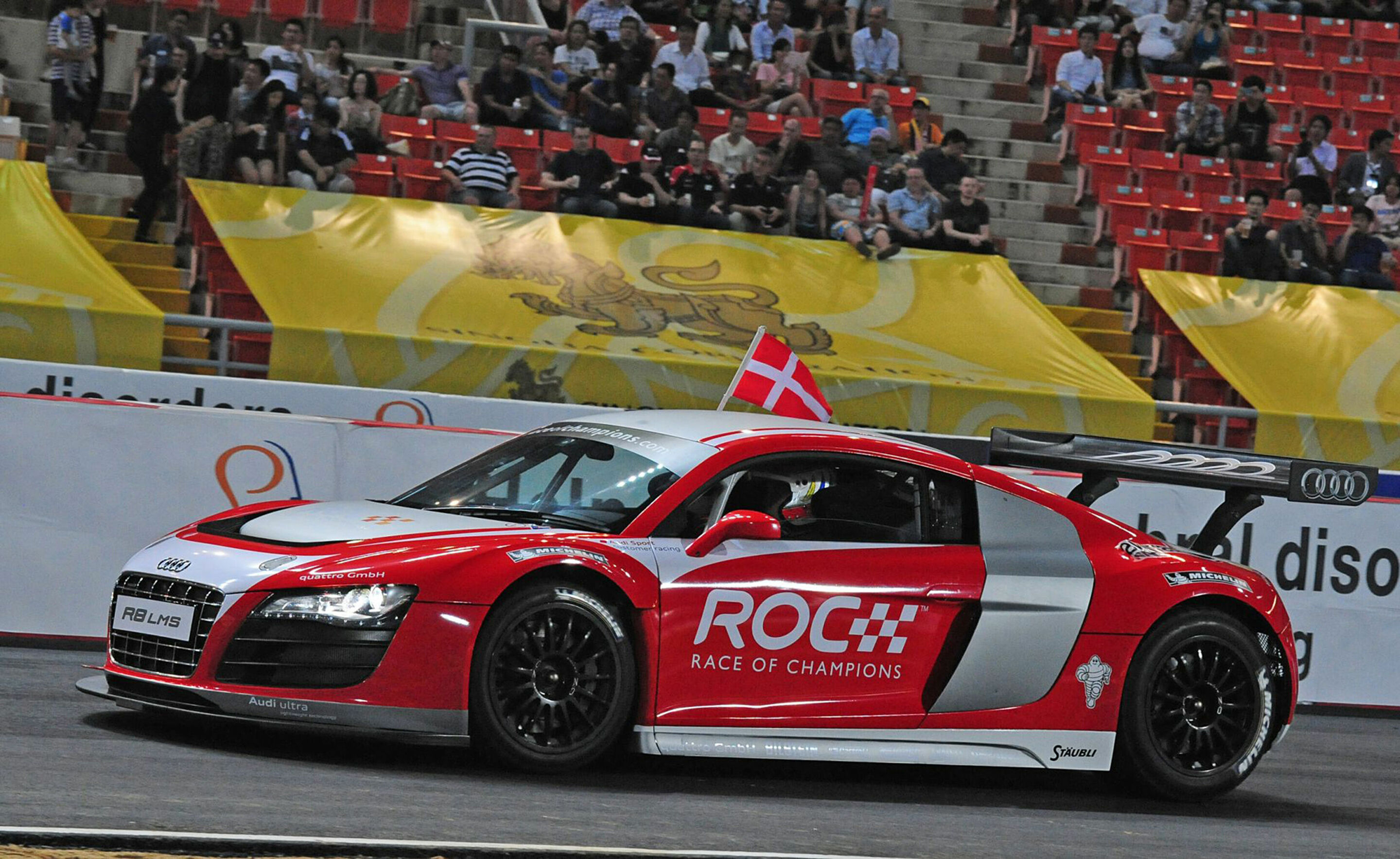 Tom Kristensen impressed fans in the stadium in Bangkok with his excellent performance.