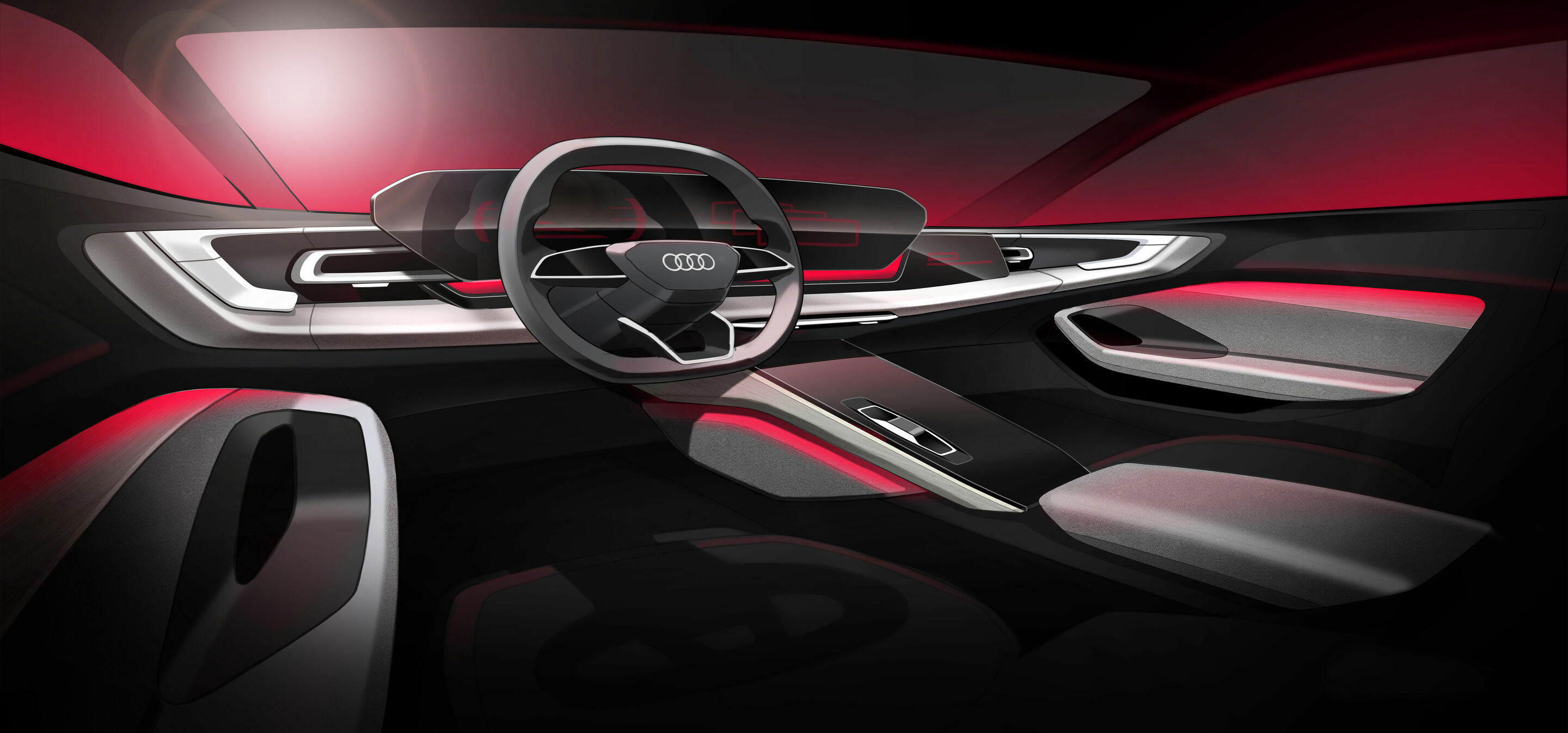 Sketch - Audi A5 - Design sketch - Interior